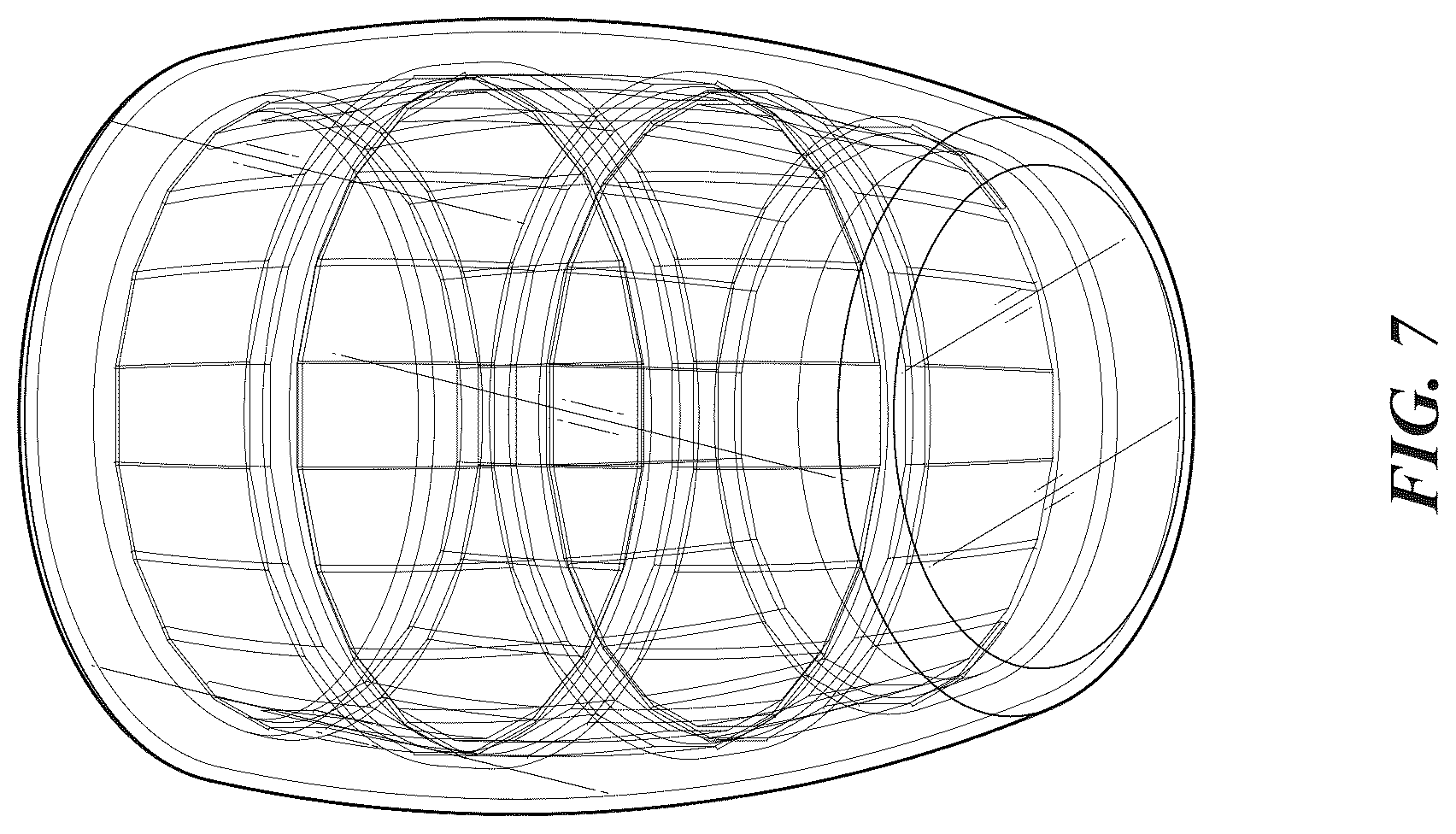 Patent USD1124743 Figure 4 – Barrel mug
