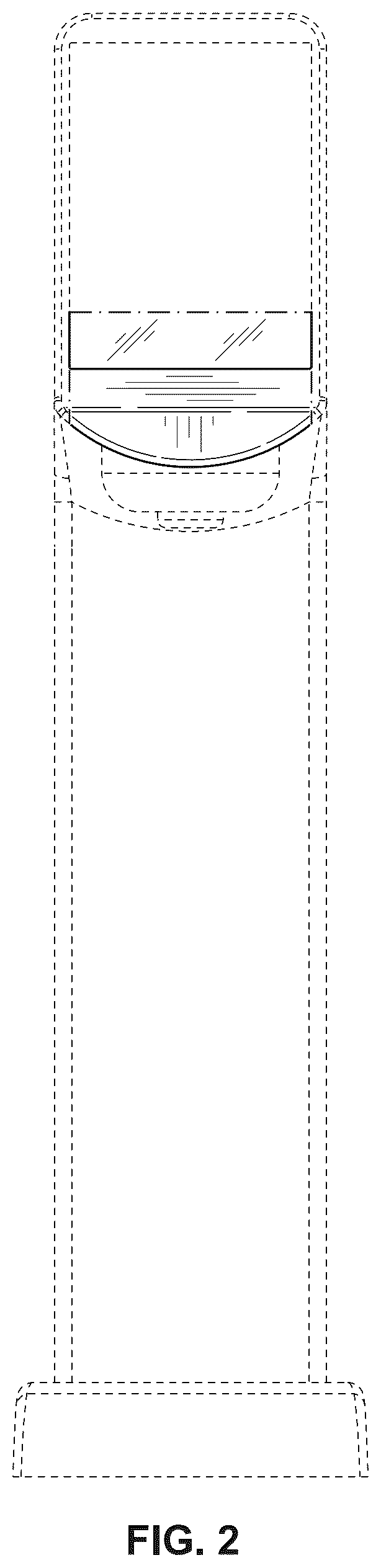 Patent USD1124744 Figure 2 – Dispenser
