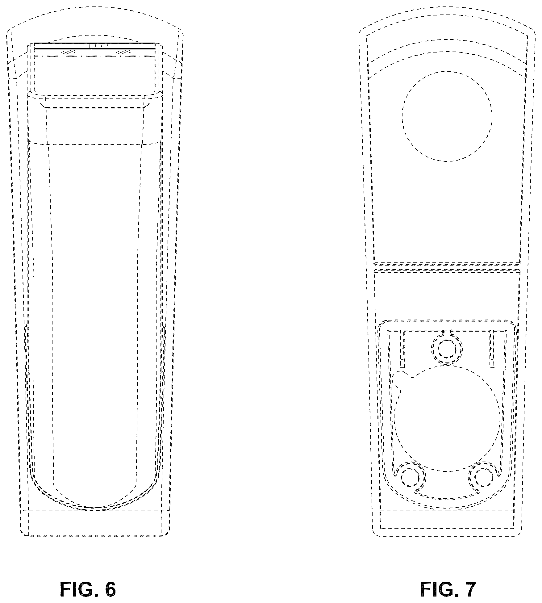 Patent USD1124744 Figure 6 – Dispenser