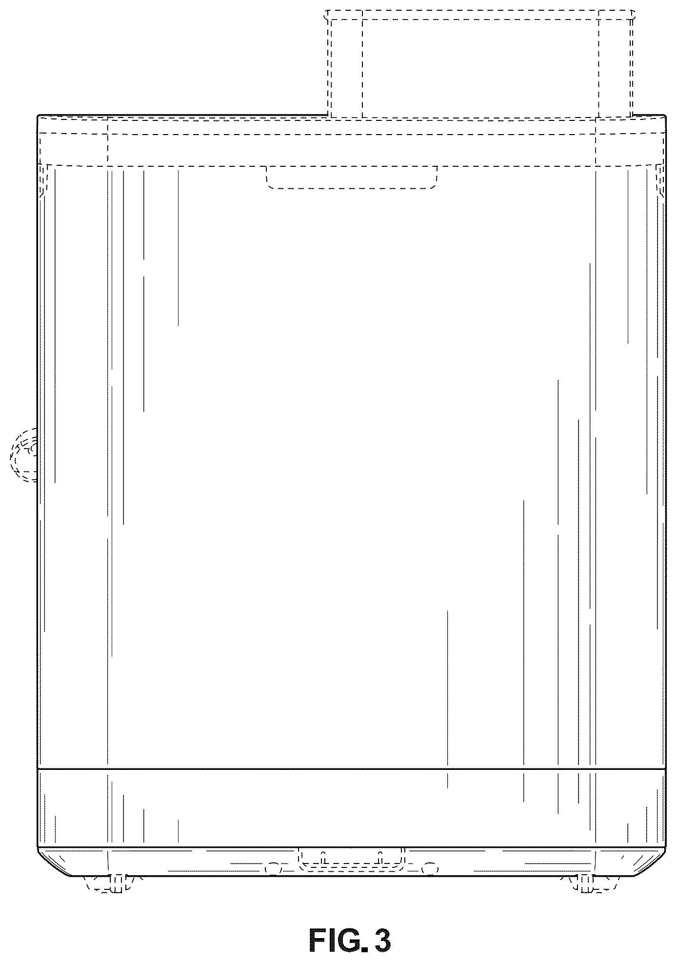 Patent USD1124745 Figure 3 – Espresso machine