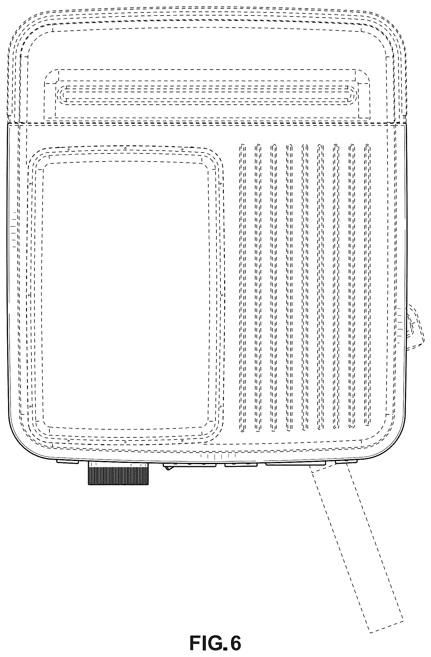 Patent USD1124745 Figure 6 – Espresso machine