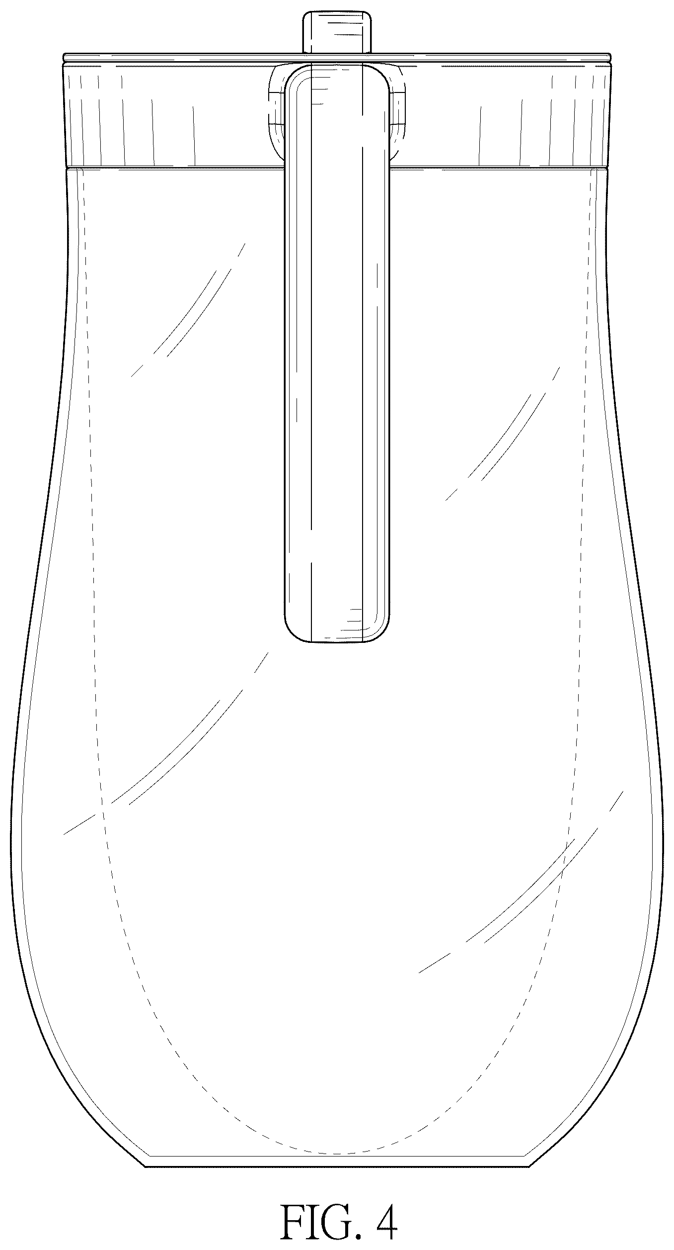 Patent USD1124747 Figure 4 – Pitcher