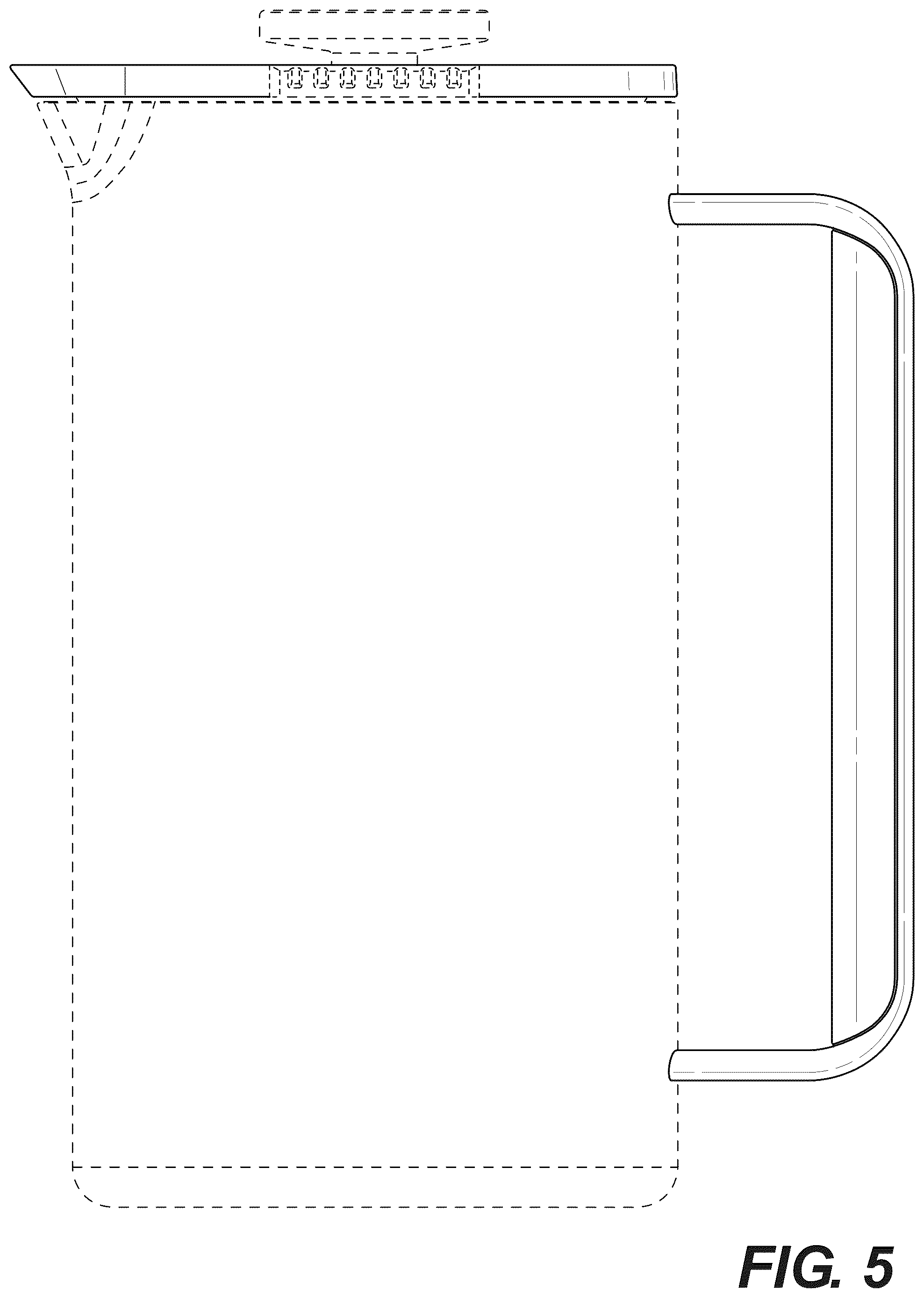 Patent USD1124748 Figure 5 – Beverage maker