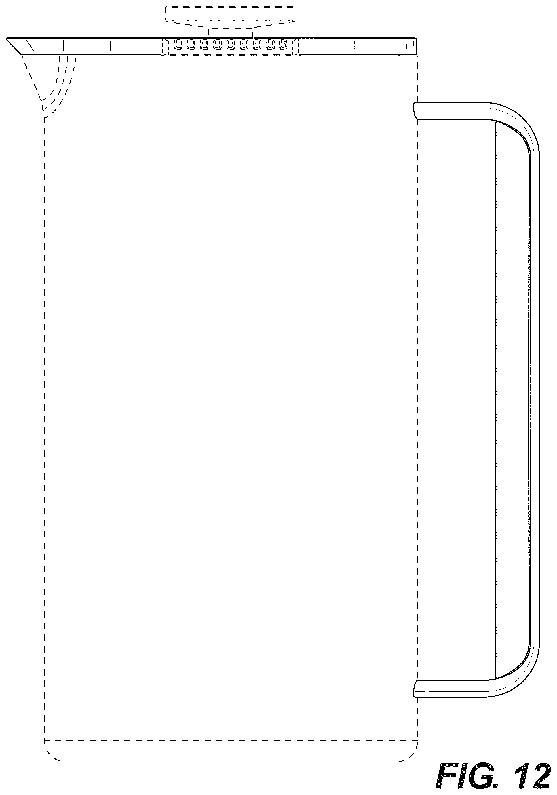 Patent USD1124748 Figure 12 – Beverage maker