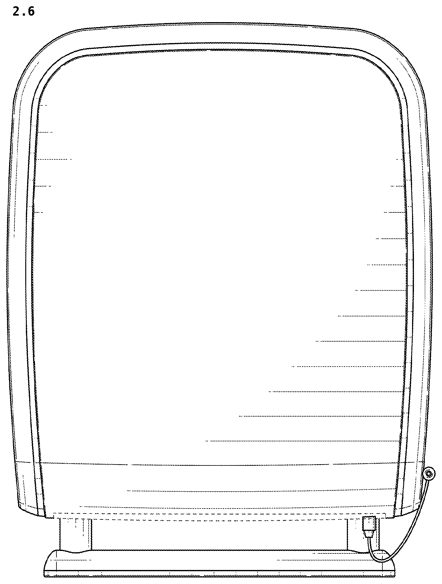 Patent USD1124751 Figure 6 – Air fryer