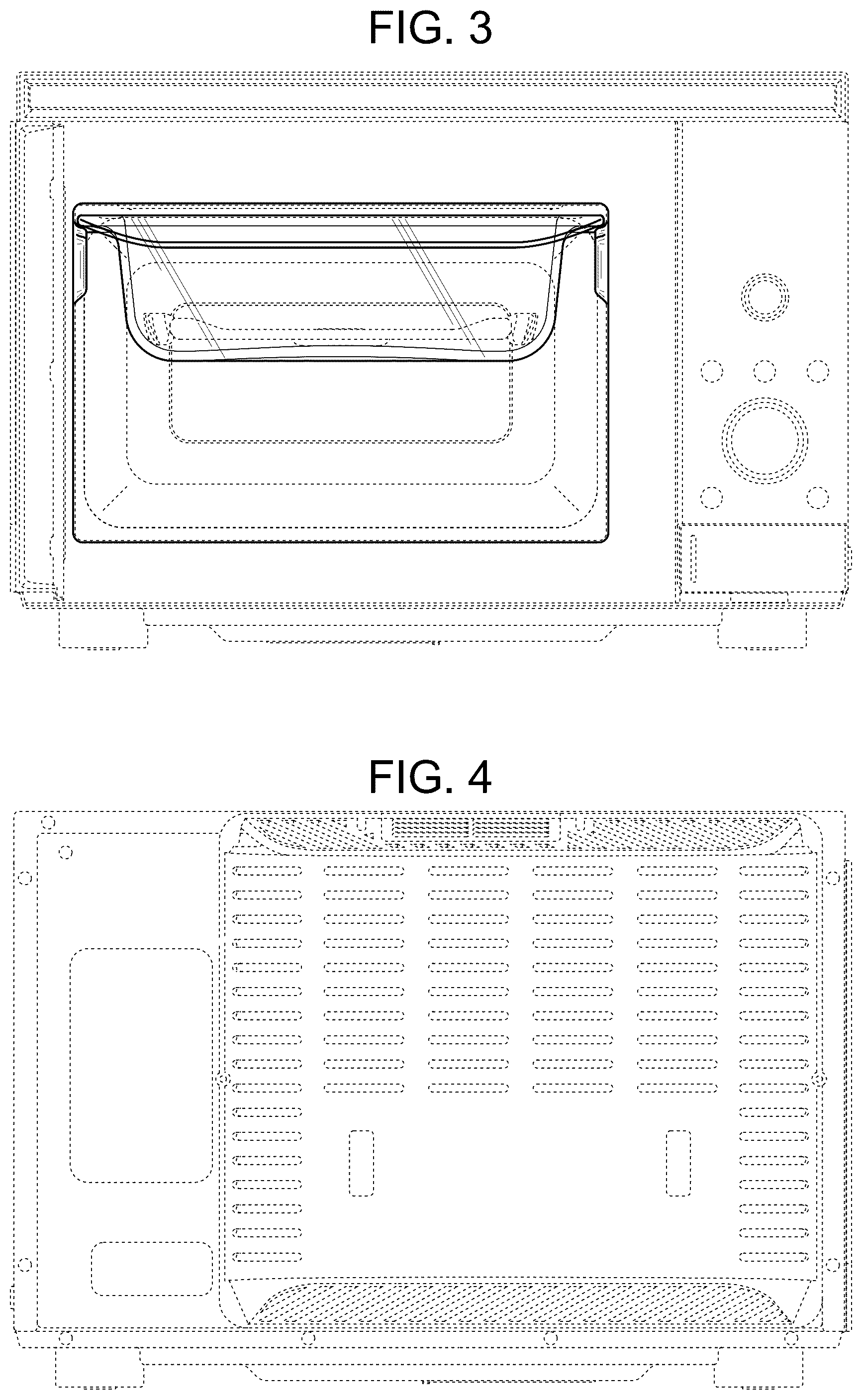 Patent USD1124752 Figure 3 – Microwave with air fryer or portion thereof