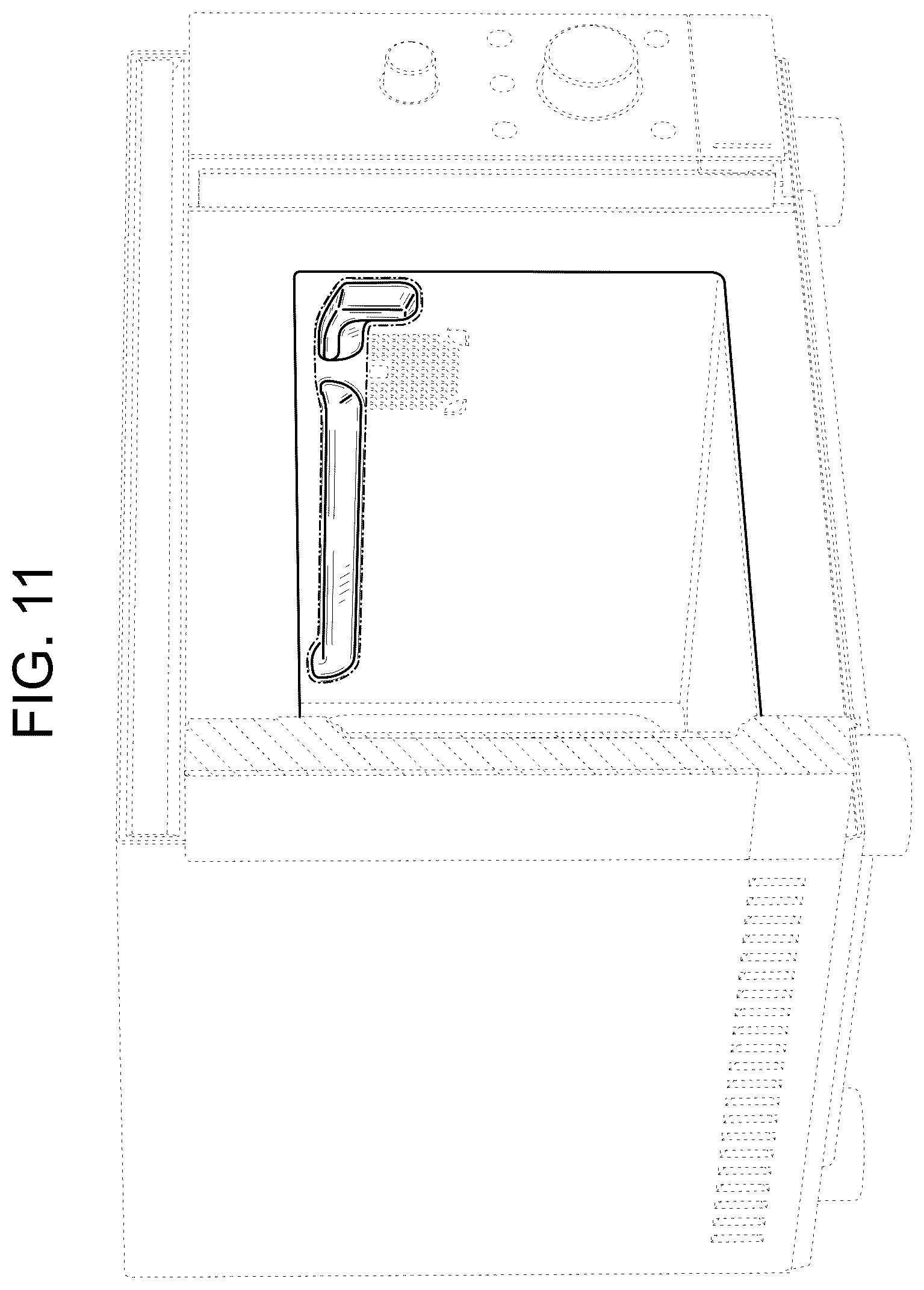 Patent USD1124752 Figure 10 – Microwave with air fryer or portion thereof