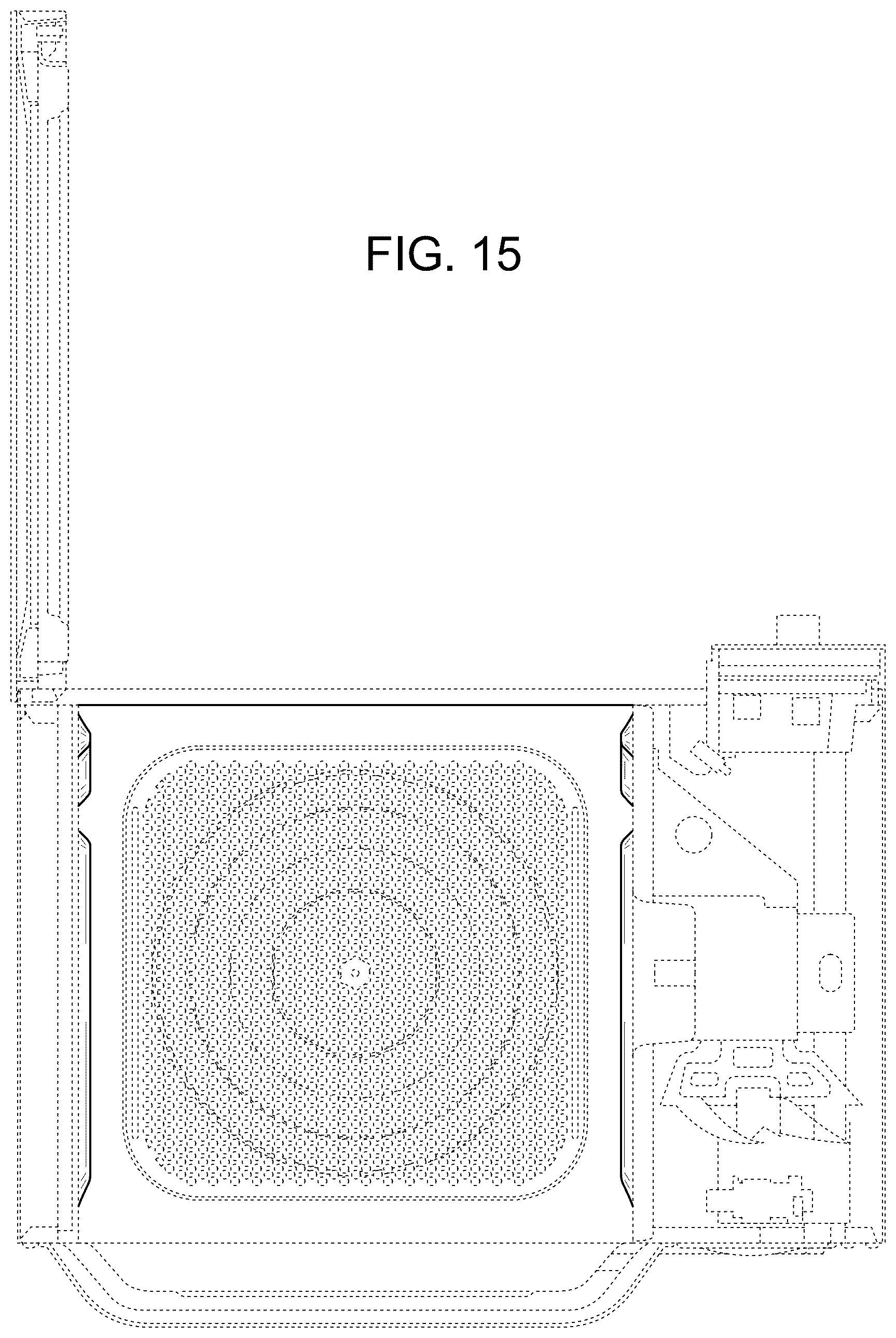Patent USD1124752 Figure 14 – Microwave with air fryer or portion thereof