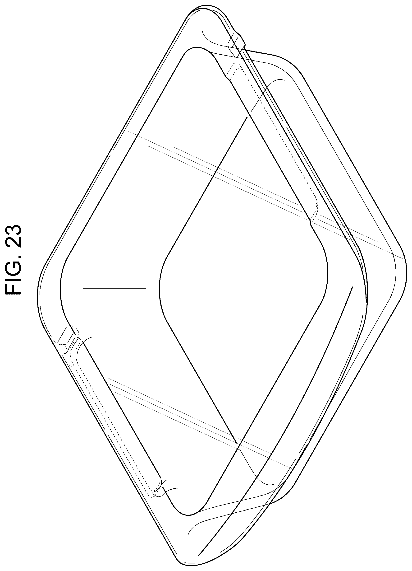 Patent USD1124752 Figure 18 – Microwave with air fryer or portion thereof