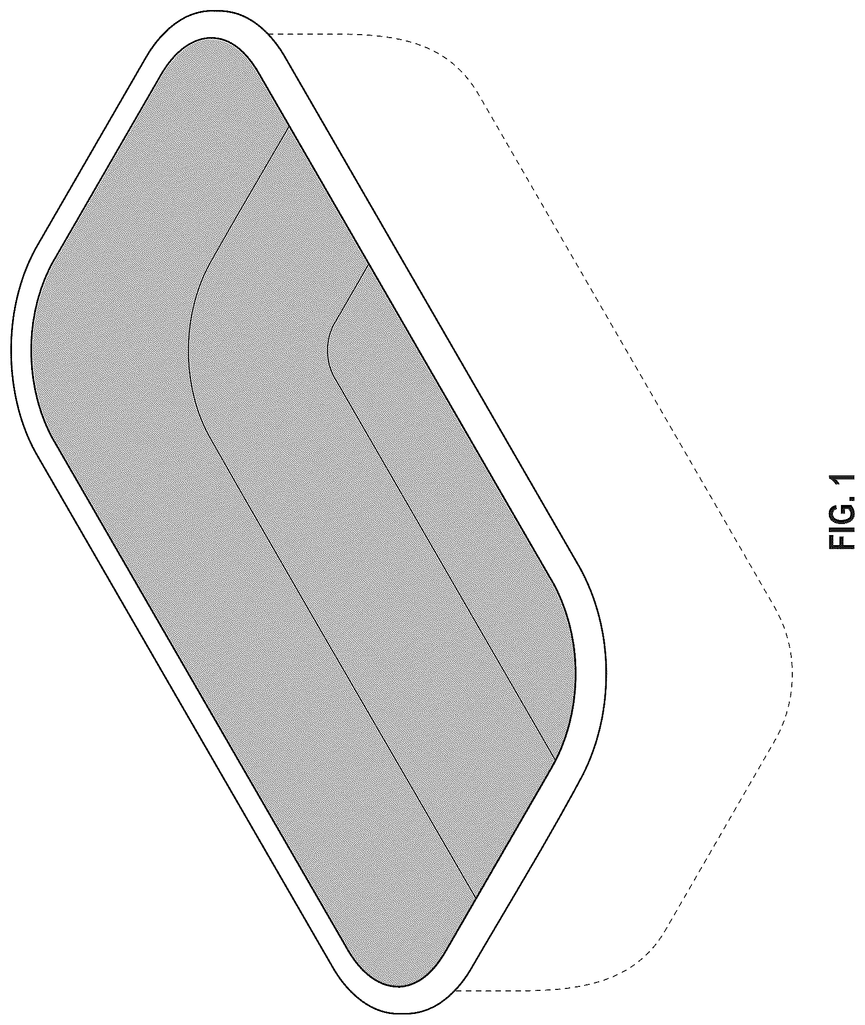 Patent USD1124754 Figure 1 – Loaf pan