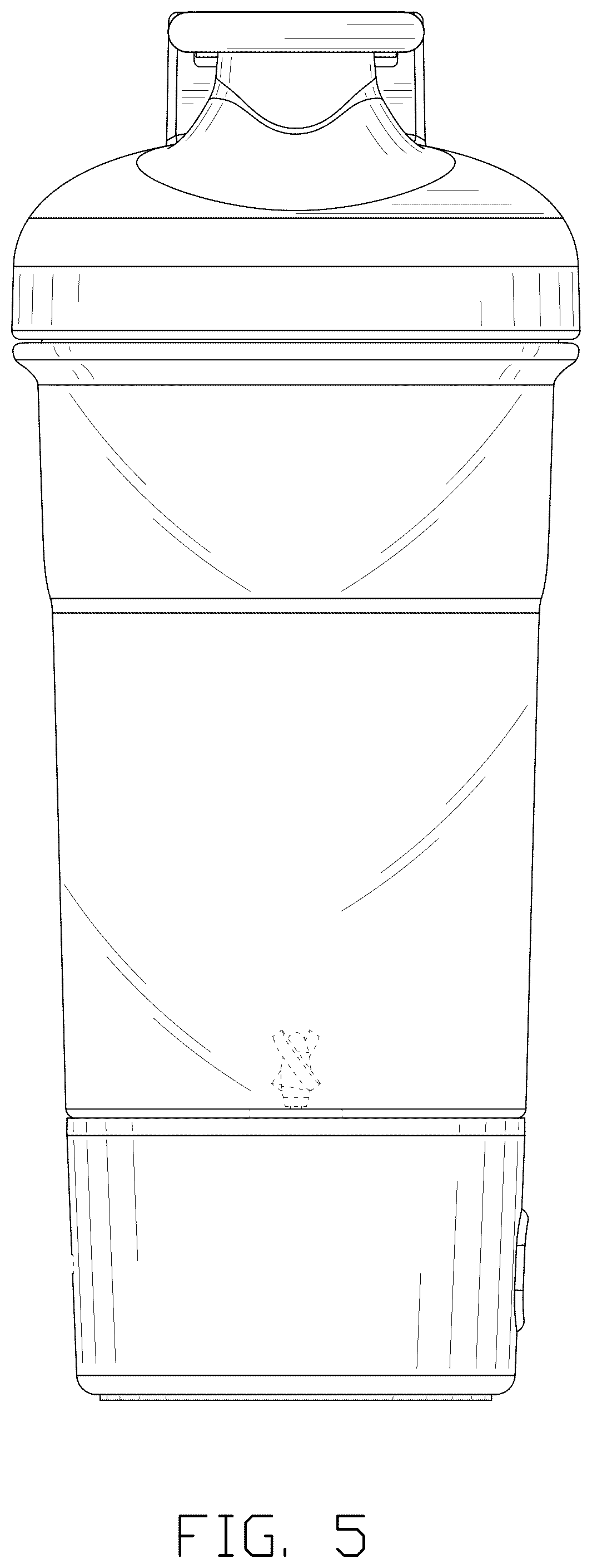 Patent USD1124756 Figure 5 – Mixing cup