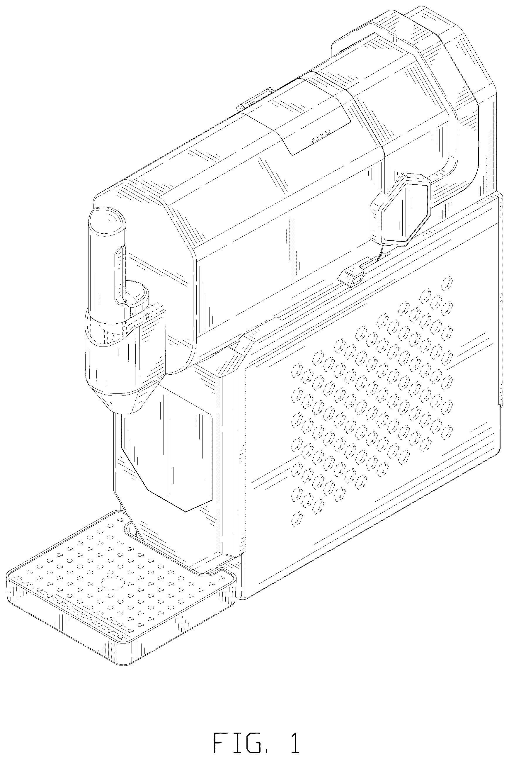 Patent USD1124757 Figure 1 – Smoothie maker