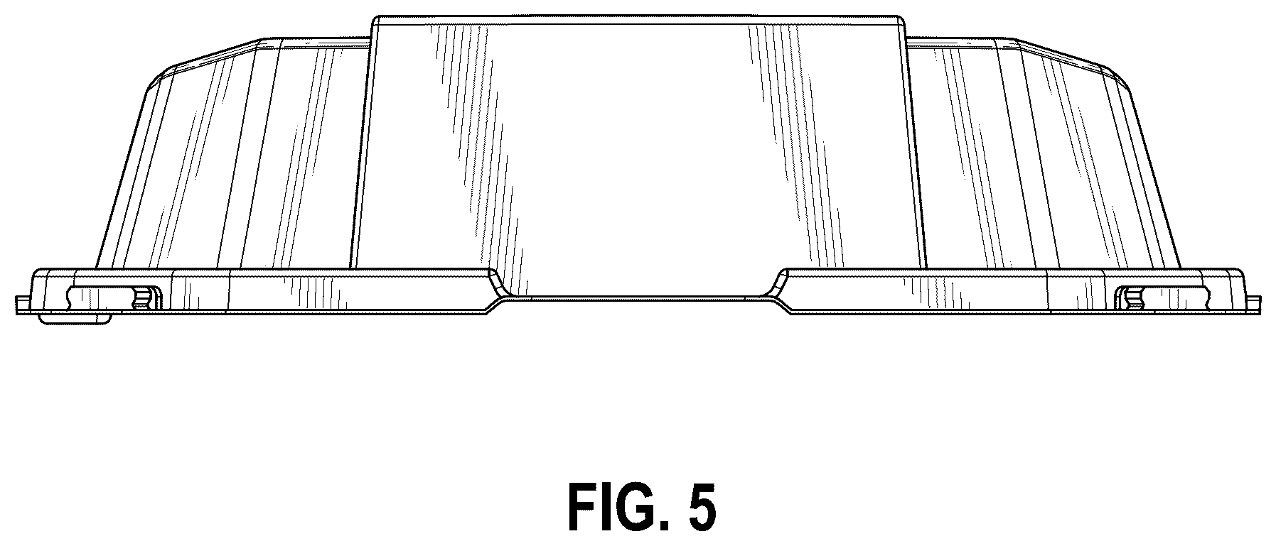 Patent USD1124759 Figure 5 – Vented container lid for a container