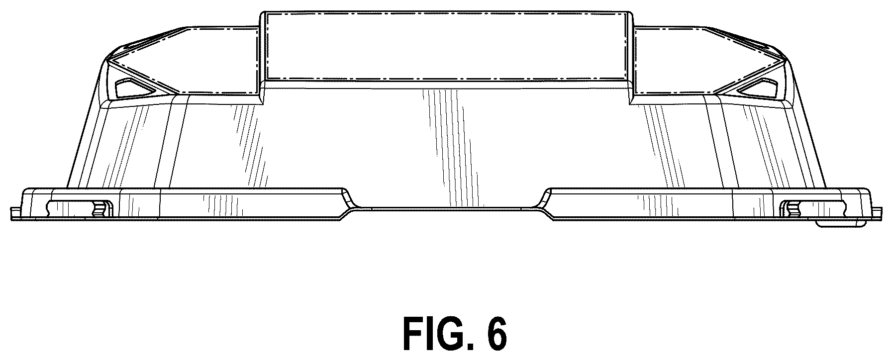 Patent USD1124759 Figure 6 – Vented container lid for a container