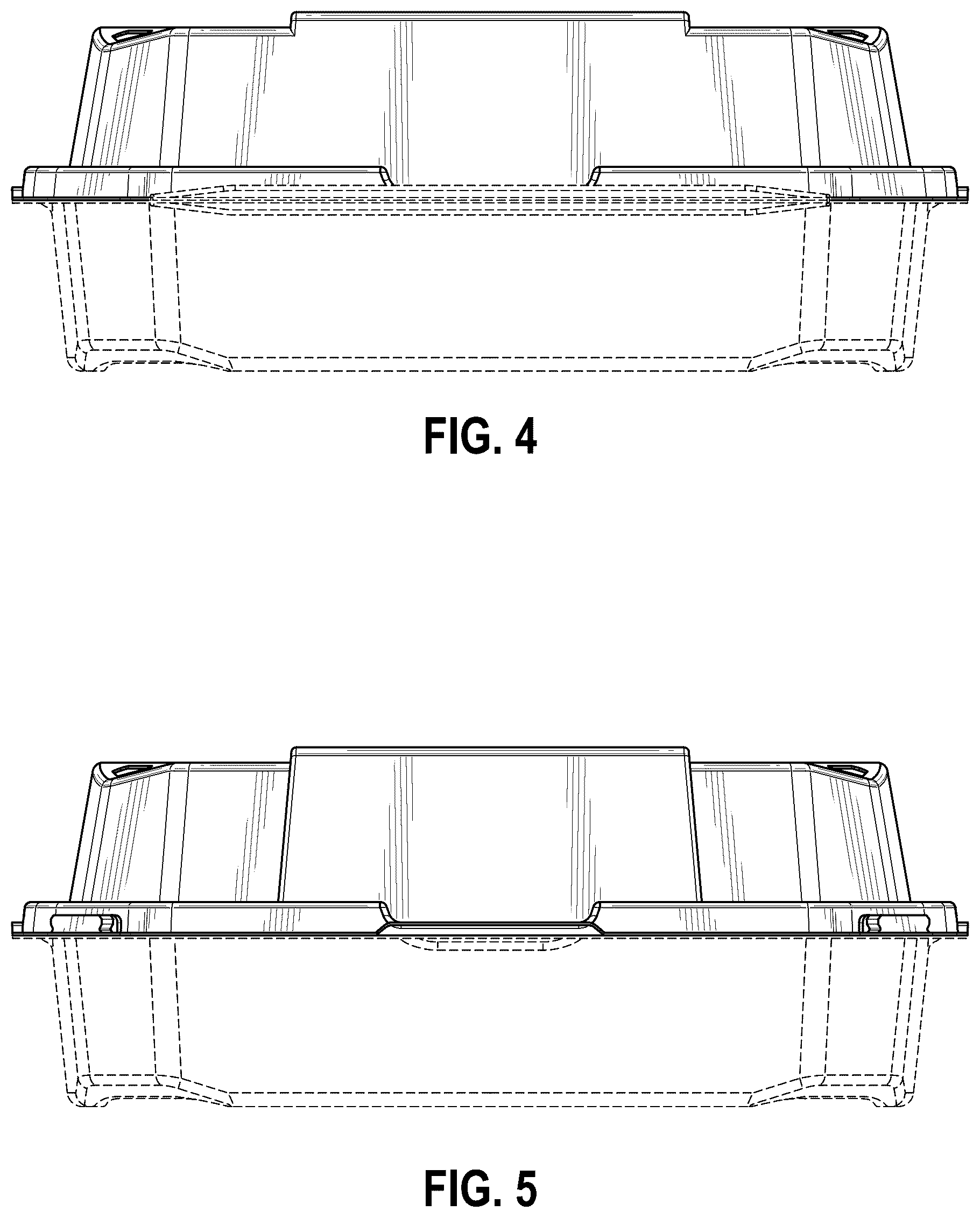 Patent USD1124760 Figure 4 – Vented container