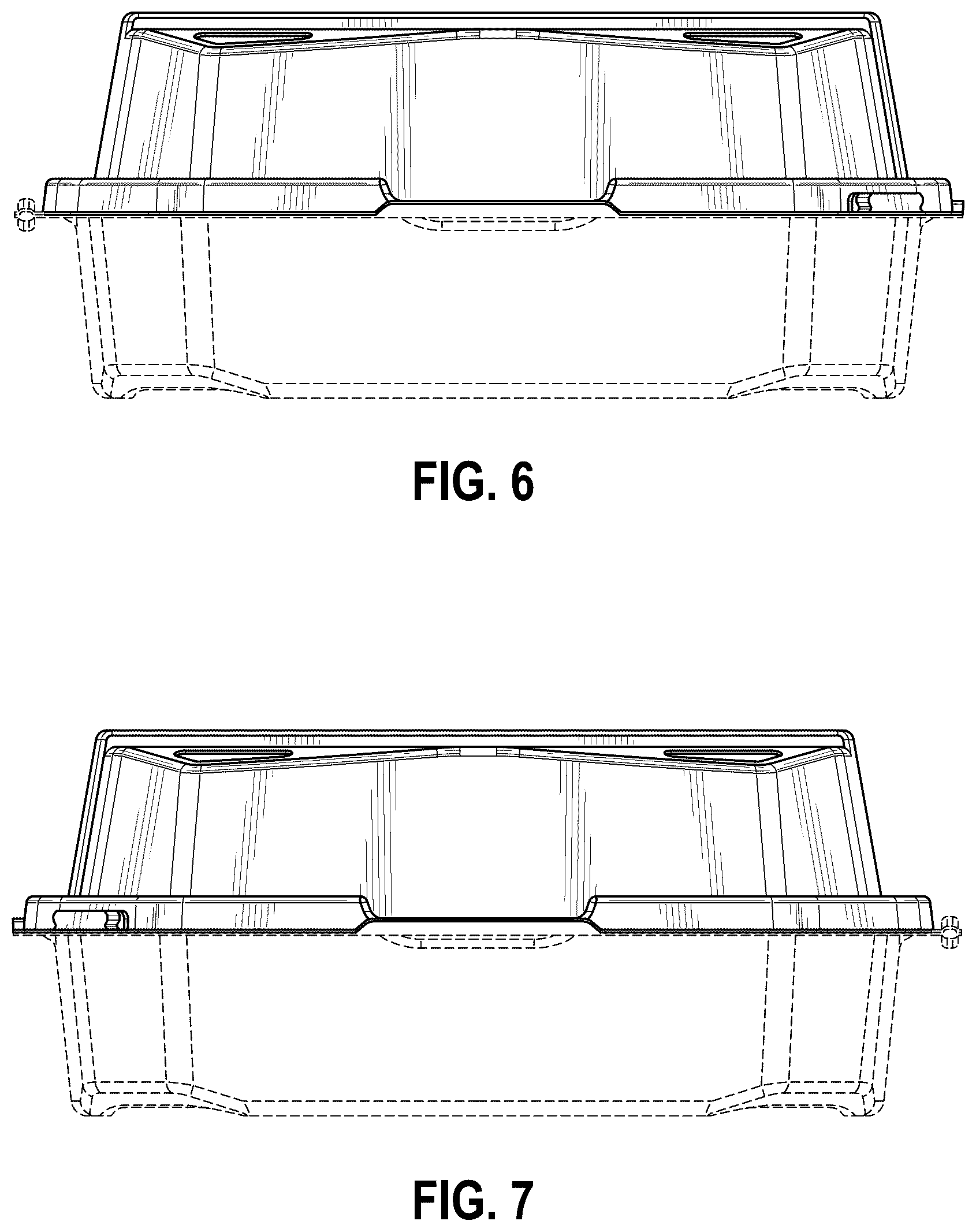 Patent USD1124760 Figure 5 – Vented container