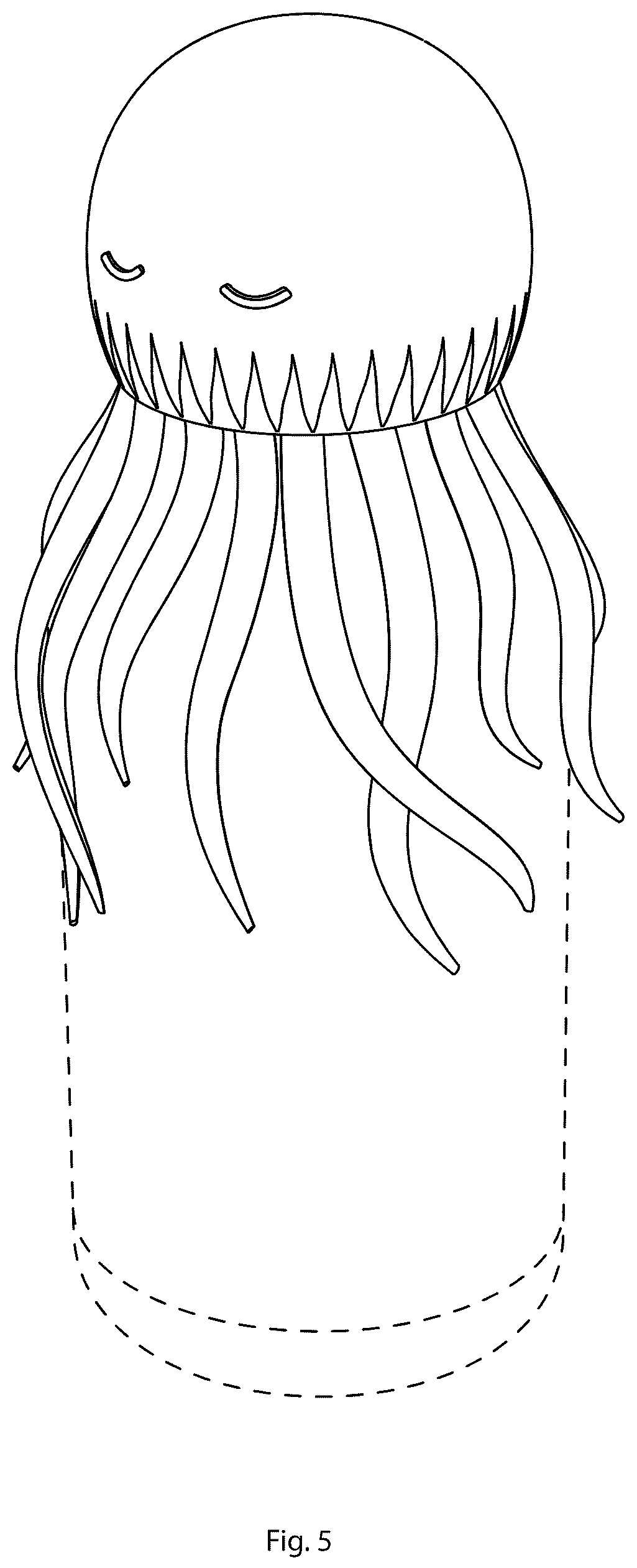 Patent USD1124762 Figure 5 – Sealing cap for beverage bottle