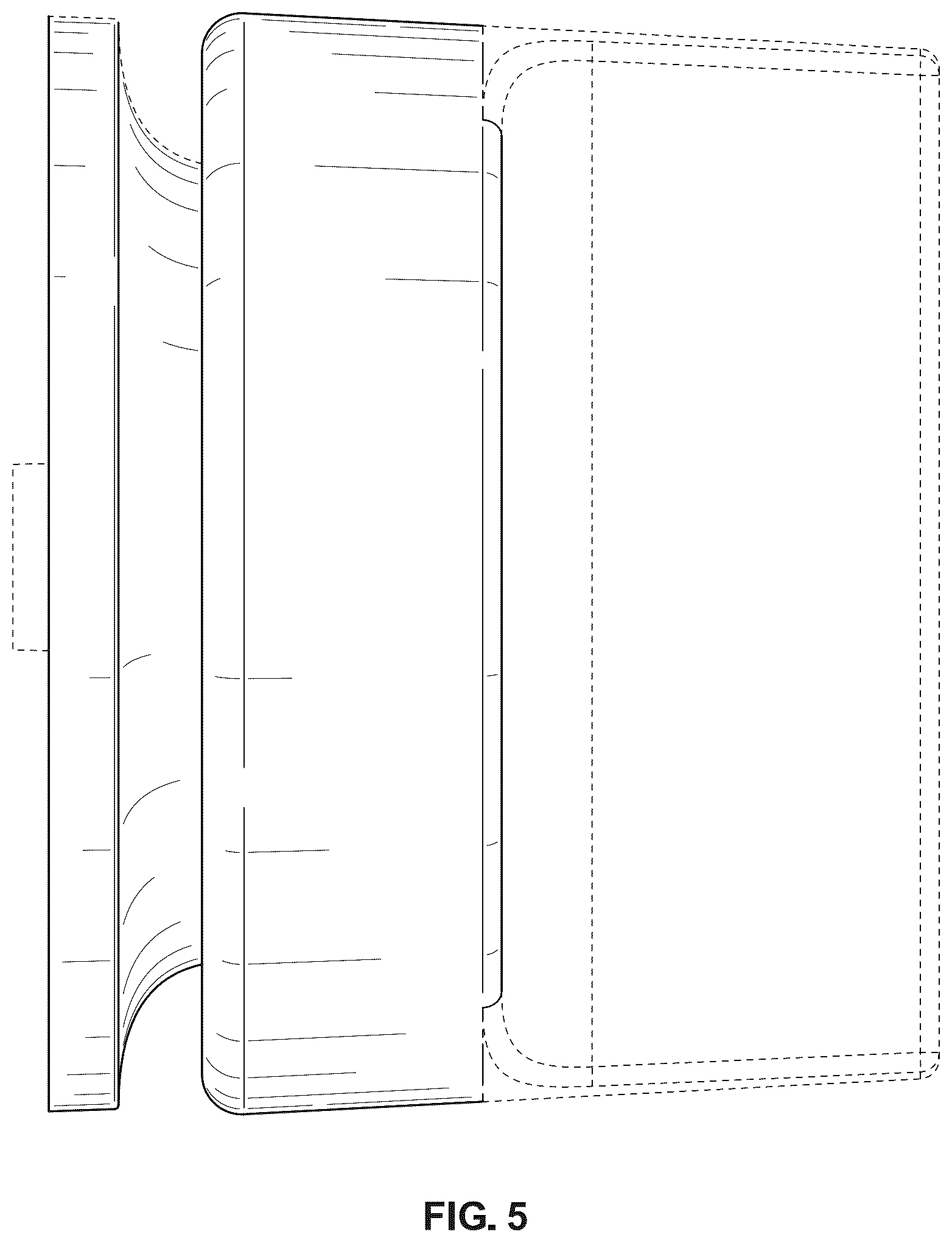 Patent USD1124763 Figure 5 – Cooking appliance control knob