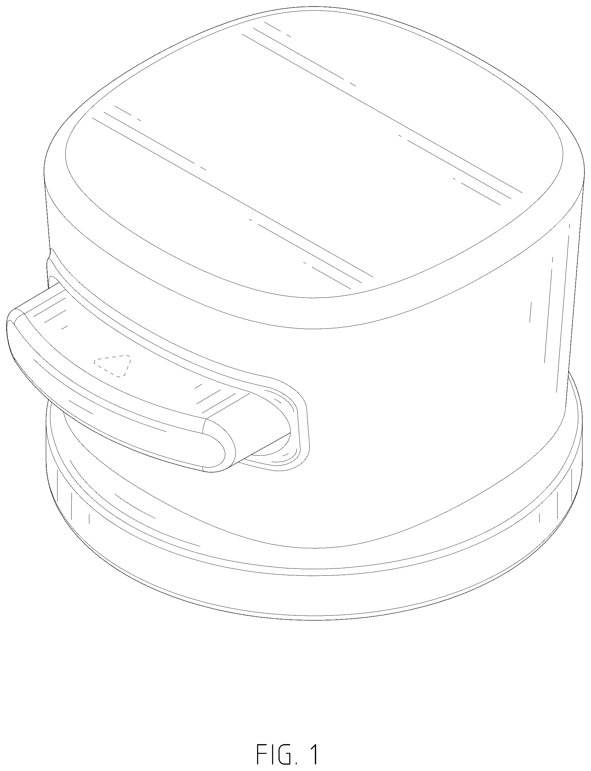 Patent USD1124764 — Cookware lid handle — Figure 1