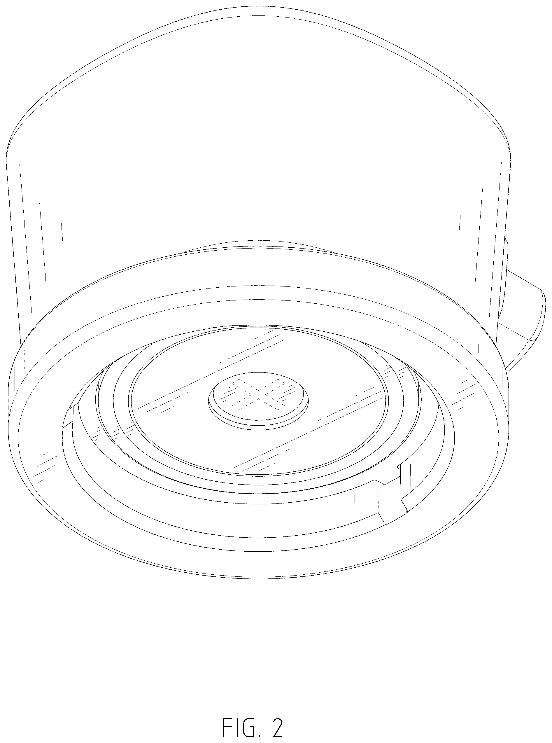 Patent USD1124764 Figure 2 – Cookware lid handle
