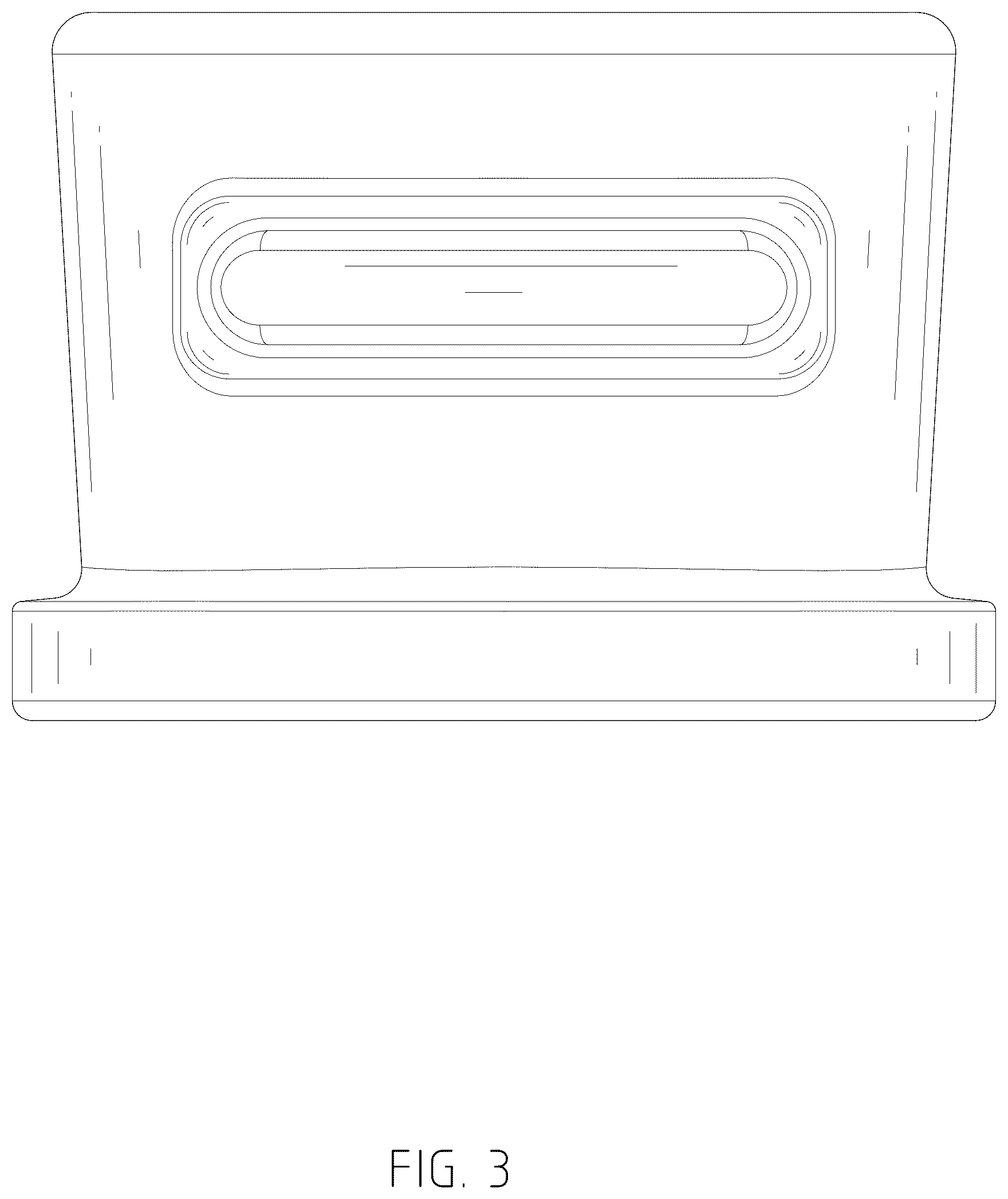 Patent USD1124764 Figure 3 – Cookware lid handle