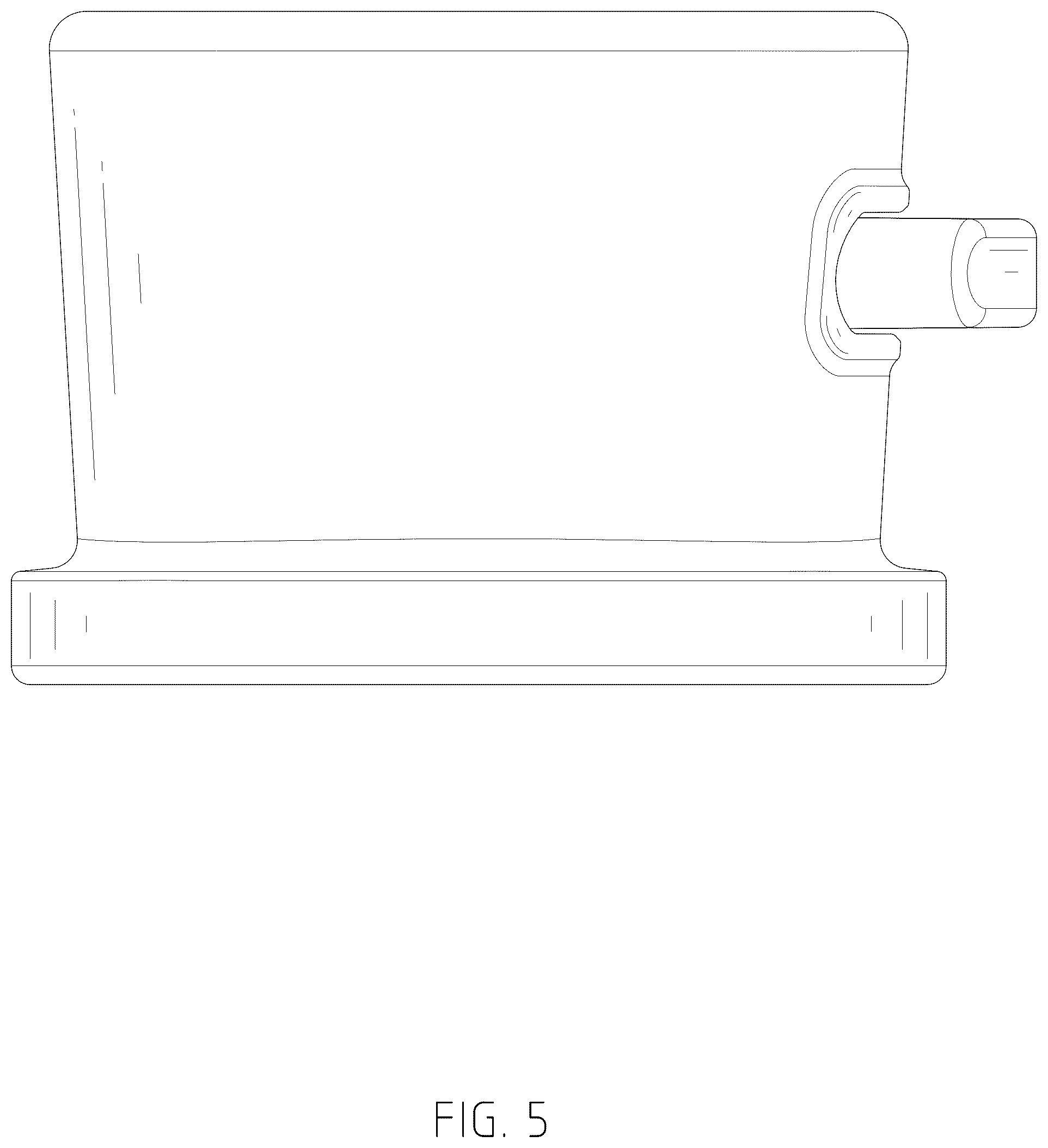 Patent USD1124764 Figure 5 – Cookware lid handle