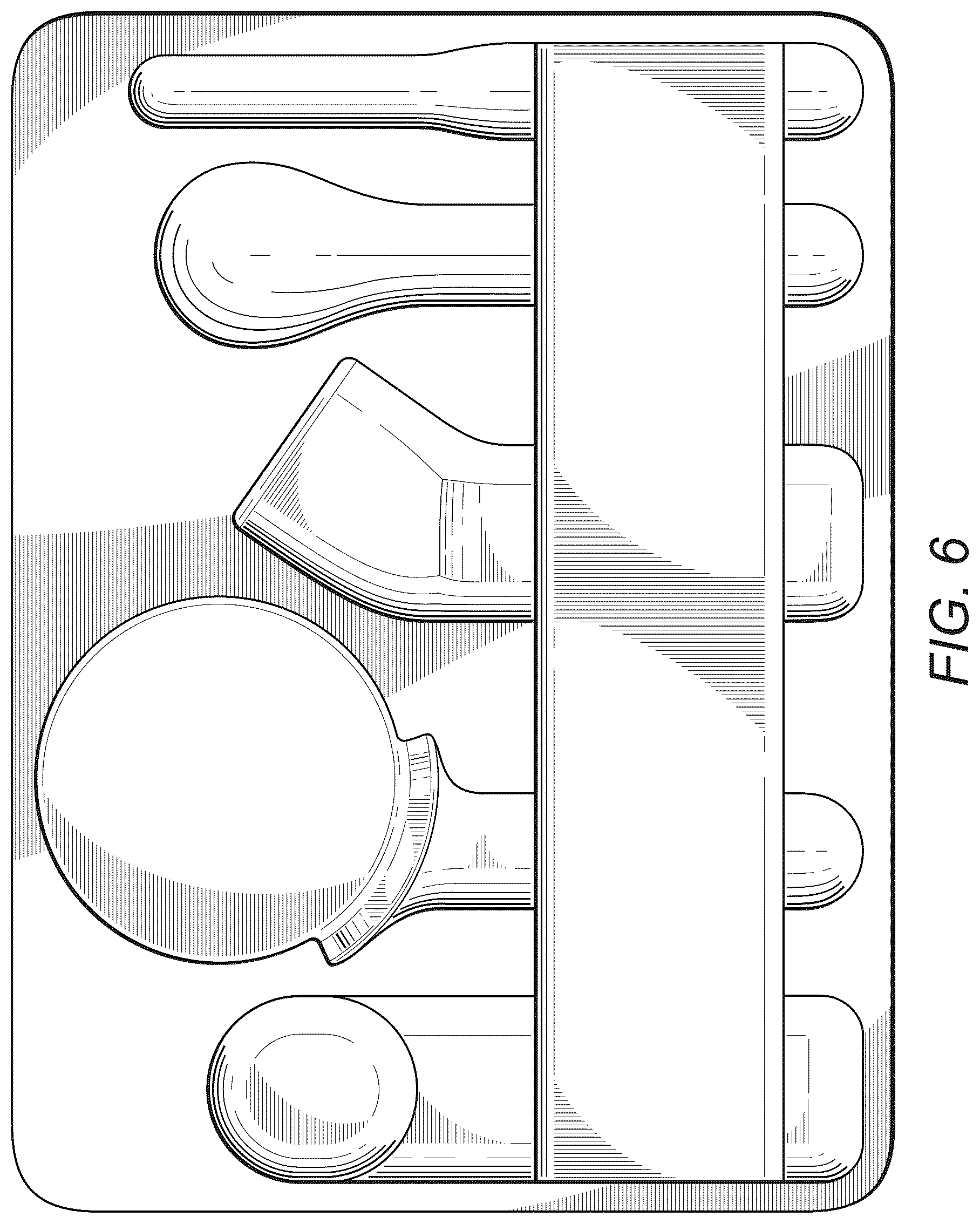 Patent USD1124765 Figure 3 – Culinary tool storage