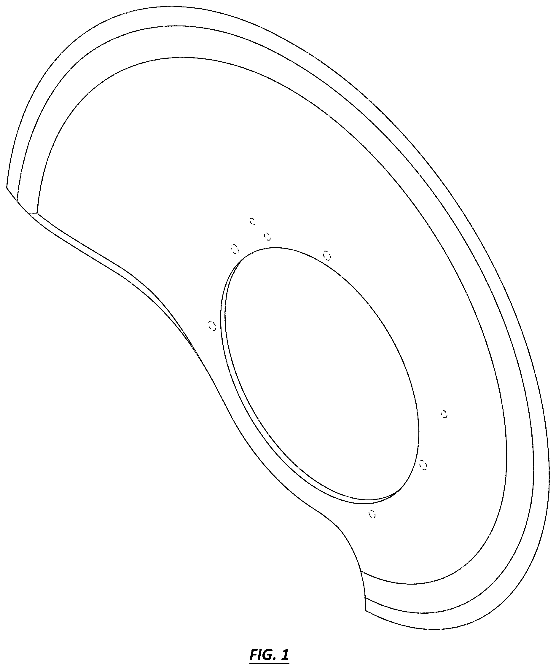 Patent USD1124768 Figure 1 – Cutting knife