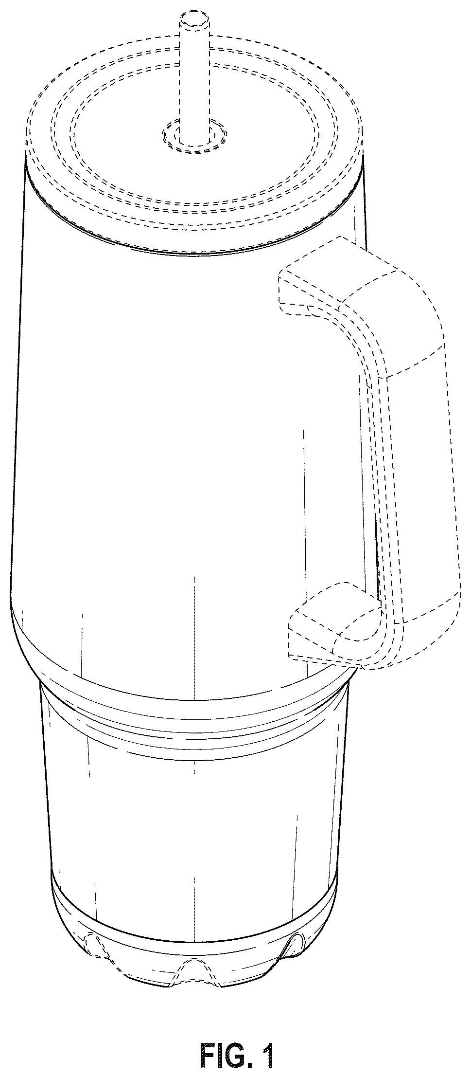 Patent USD1124775 Figure 1 – Tumbler