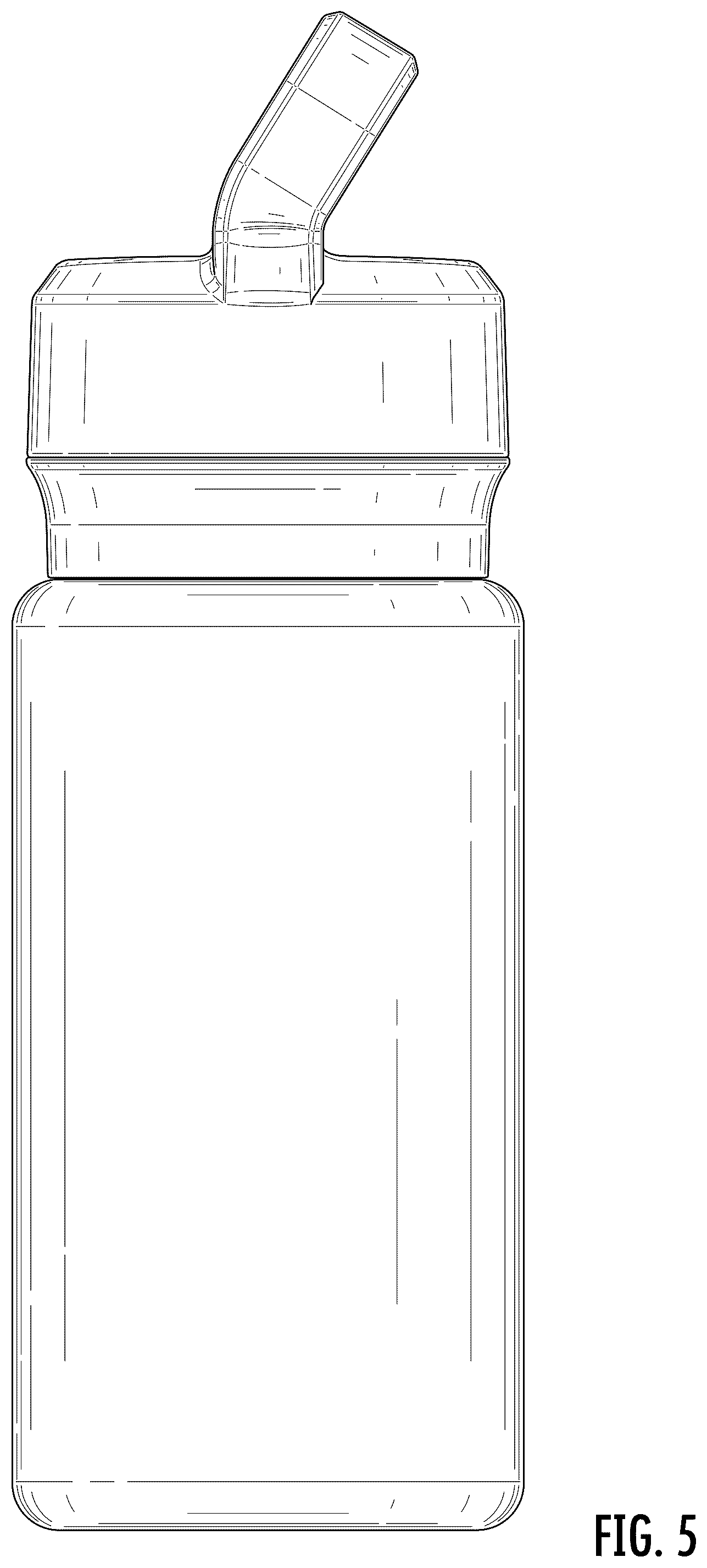 Patent USD1124777 Figure 5 – Beverageware