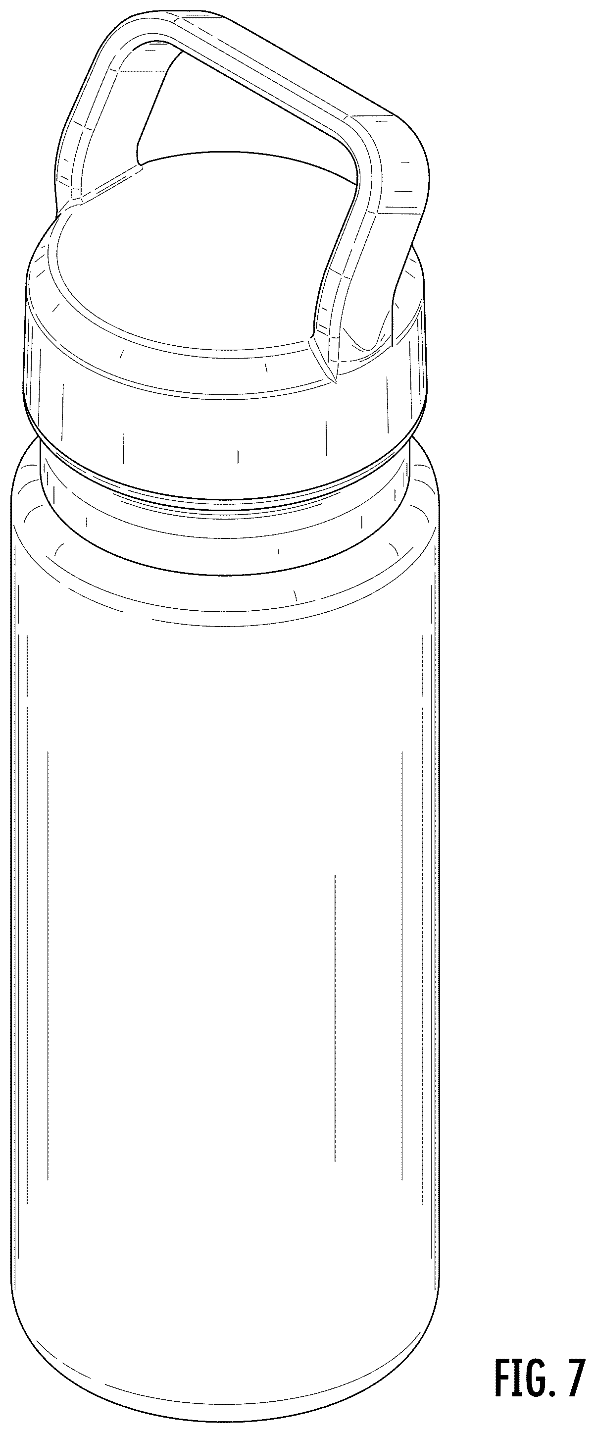 Patent USD1124777 Figure 7 – Beverageware