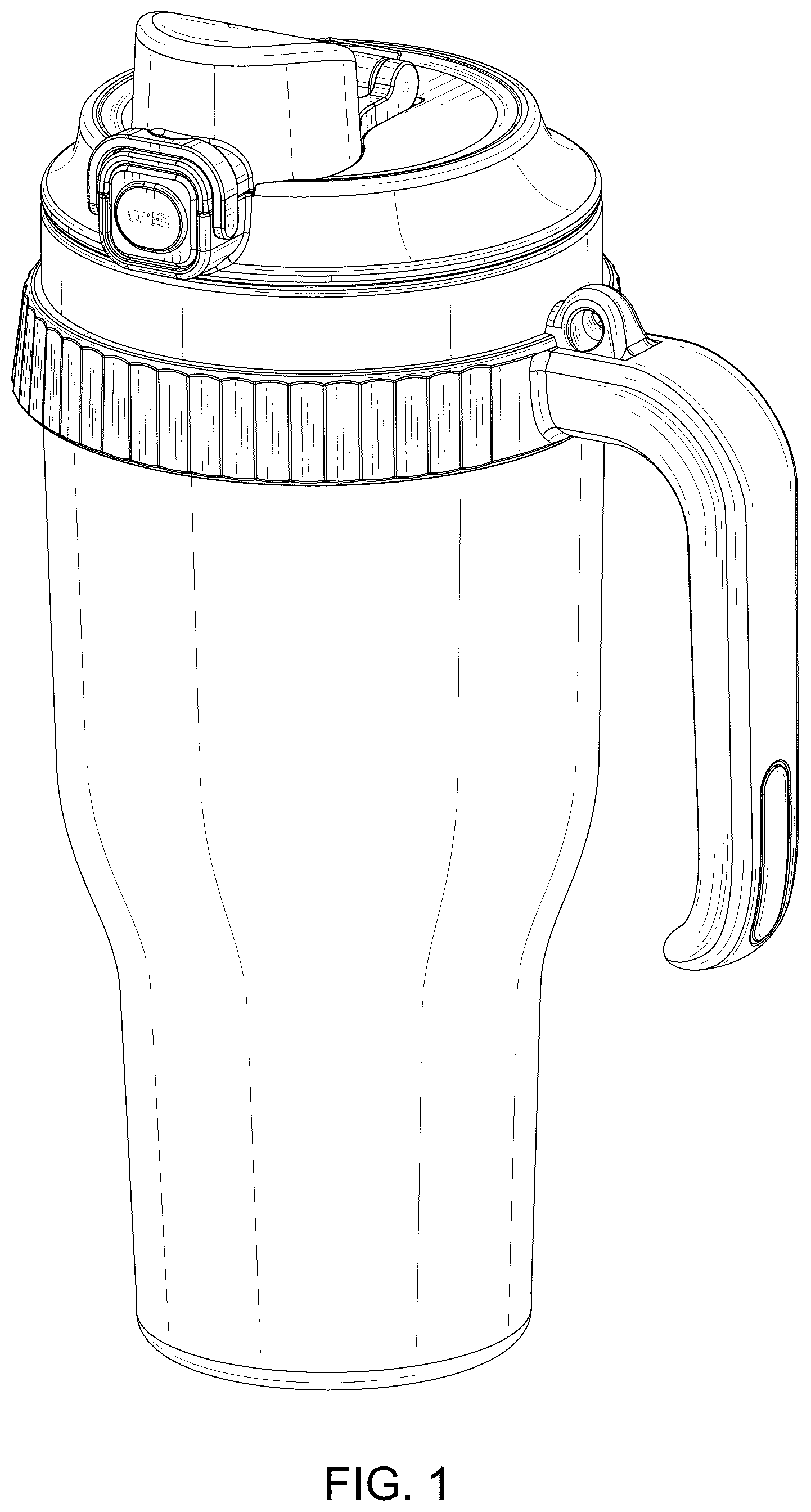 Patent USD1124779 Figure 1 – Bottle