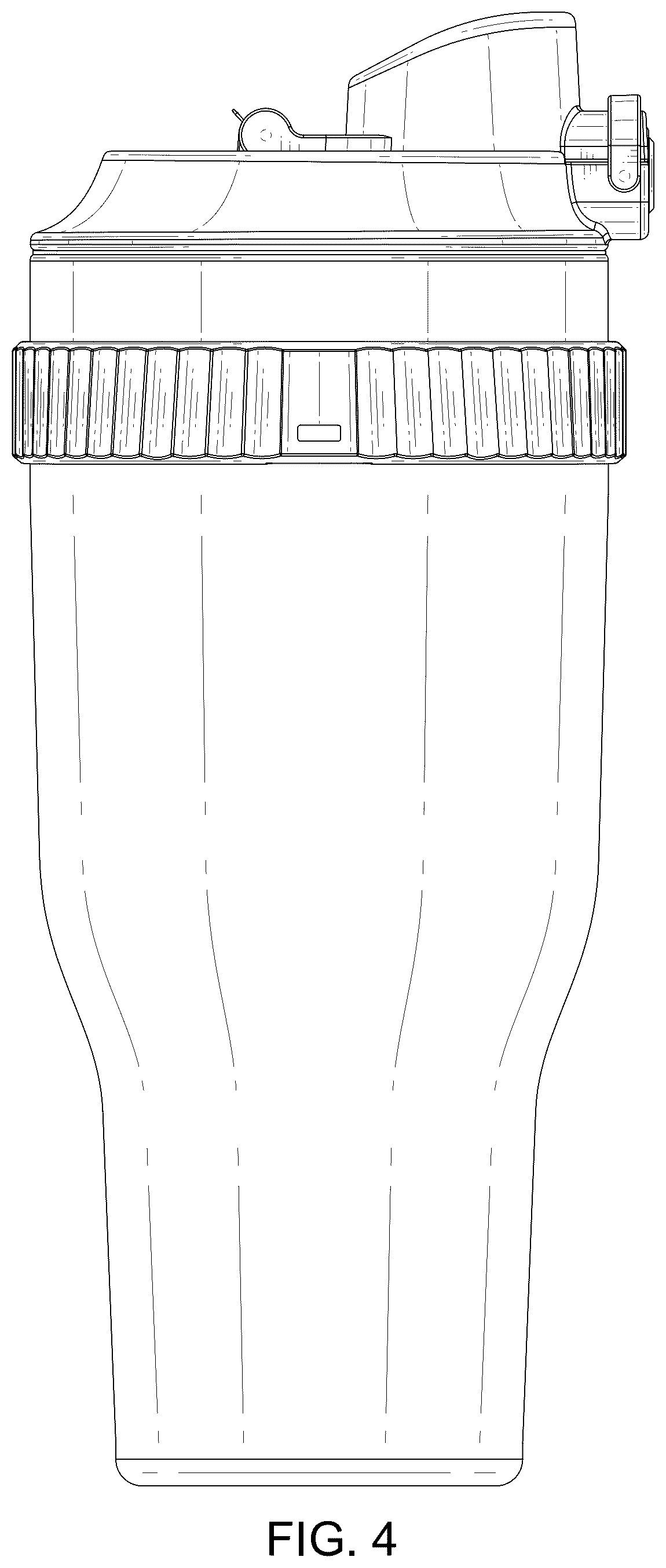 Patent USD1124779 Figure 4 – Bottle