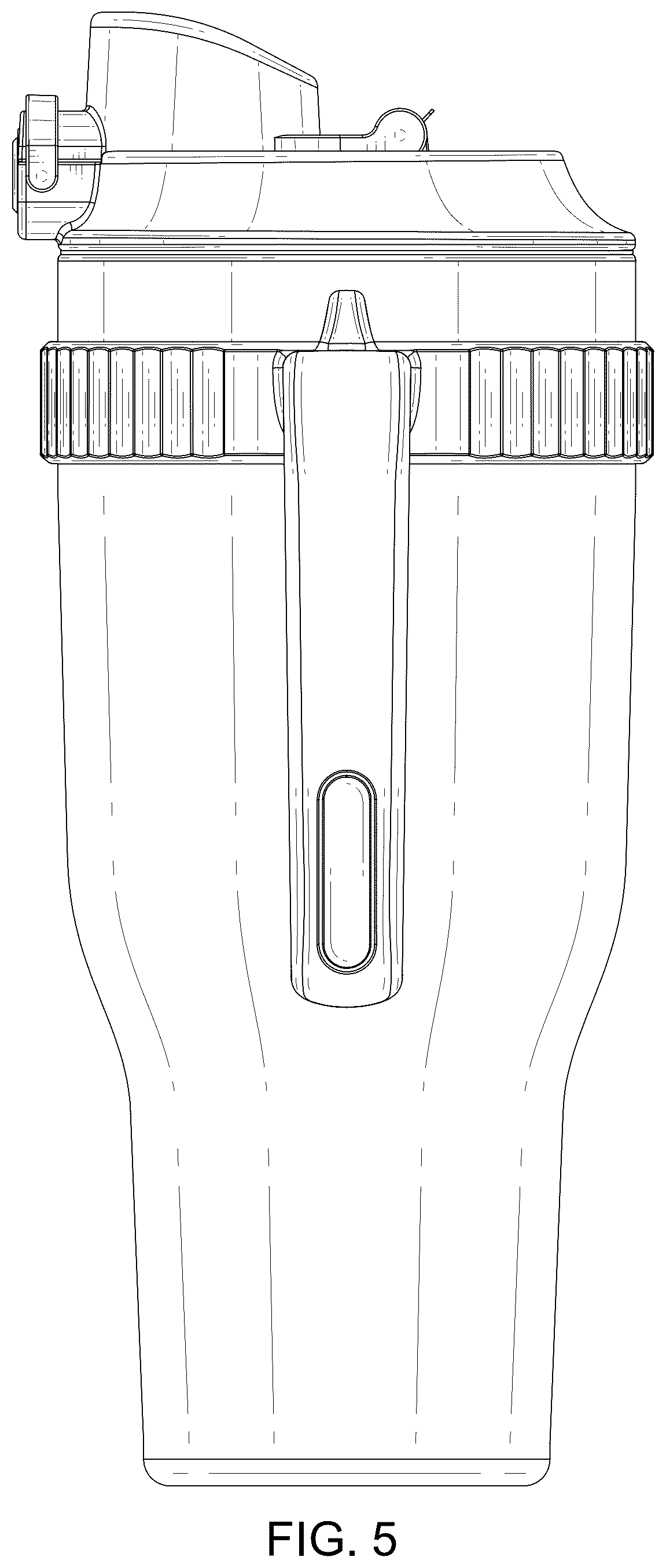 Patent USD1124779 Figure 5 – Bottle