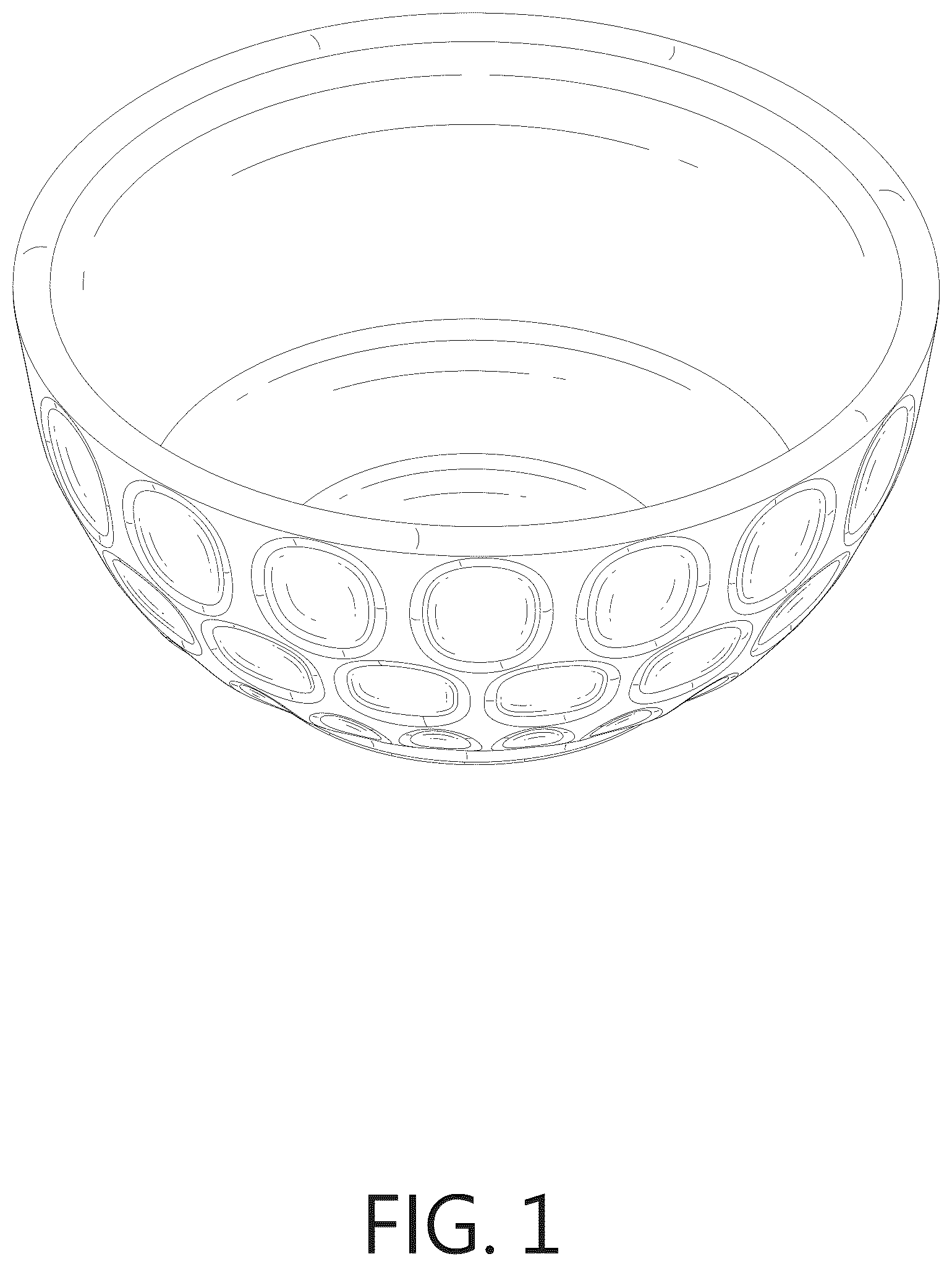 Patent USD1124780 Figure 1 – Bowl