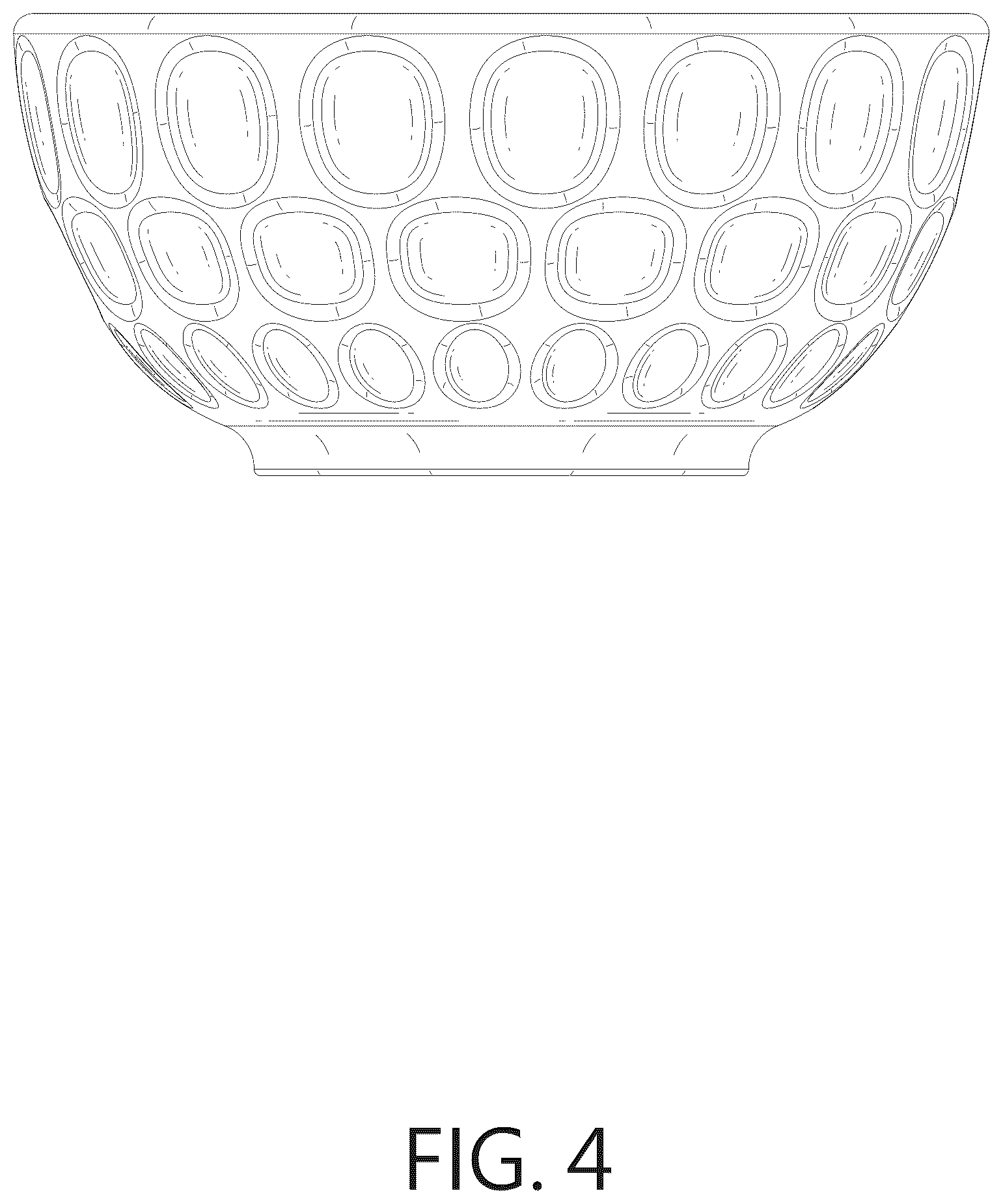 Patent USD1124780 Figure 4 – Bowl