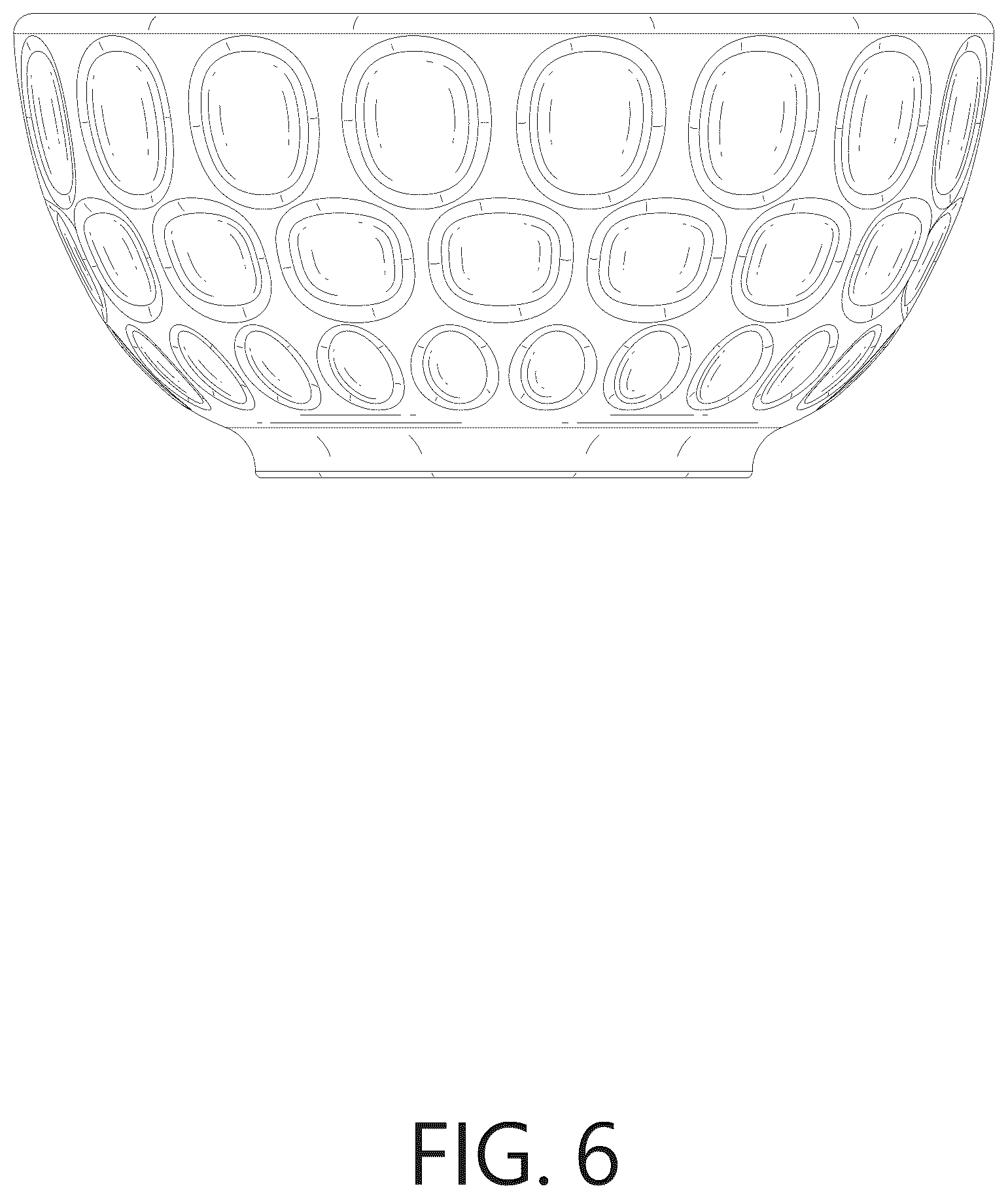 Patent USD1124780 Figure 6 – Bowl