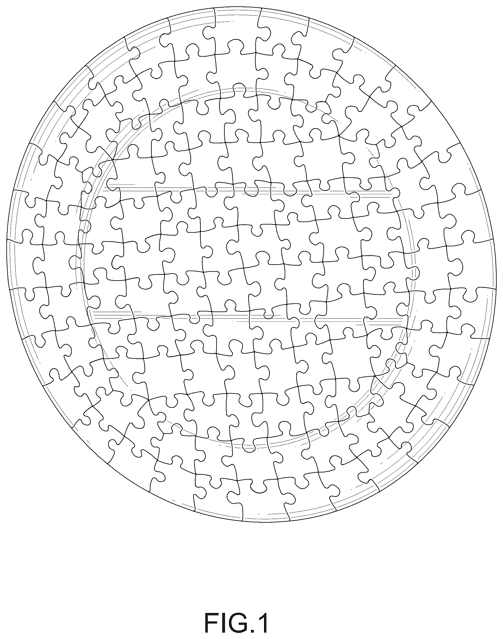 Patent USD1124781 Figure 1 – Puzzle plate