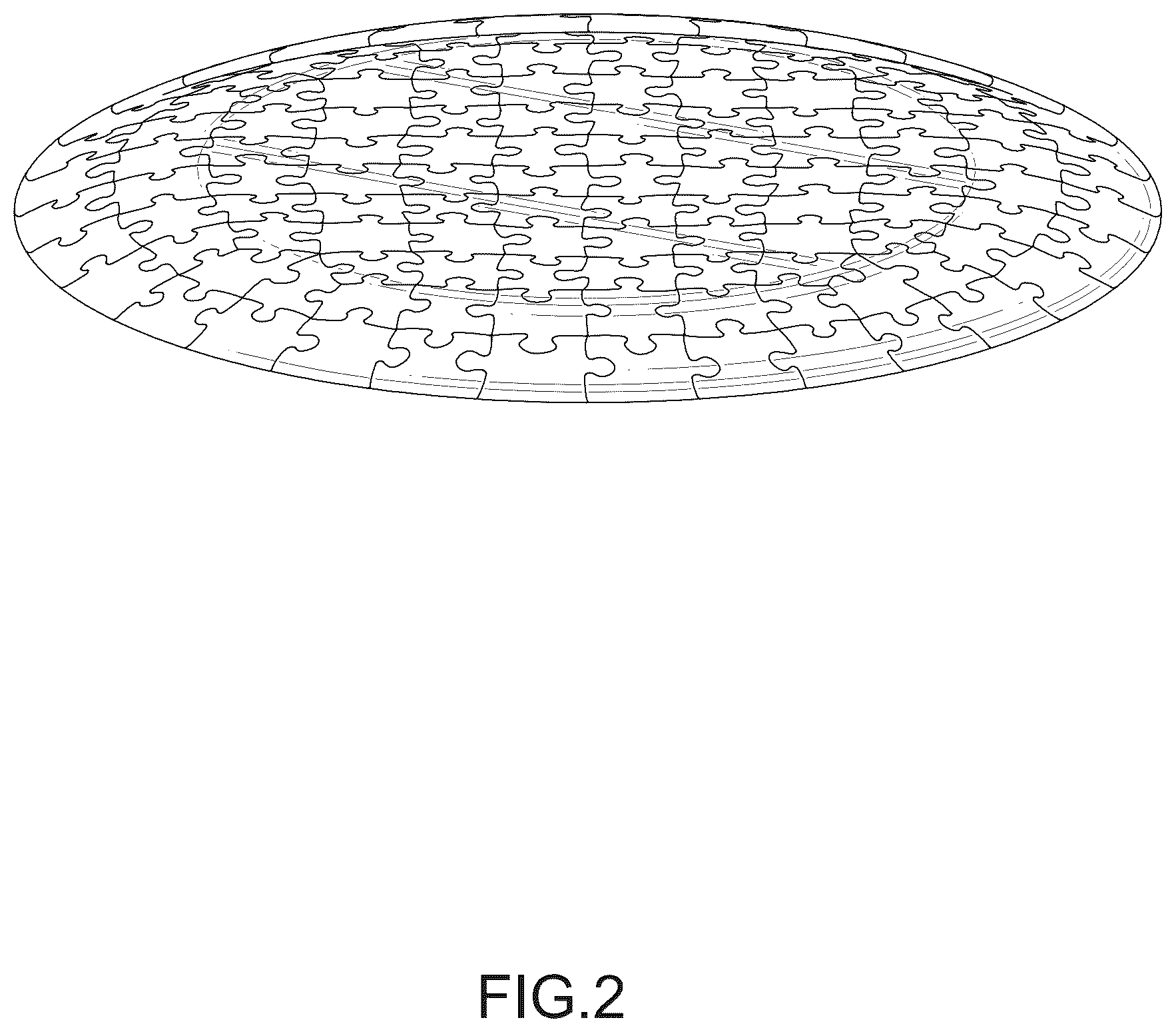 Patent USD1124781 Figure 2 – Puzzle plate