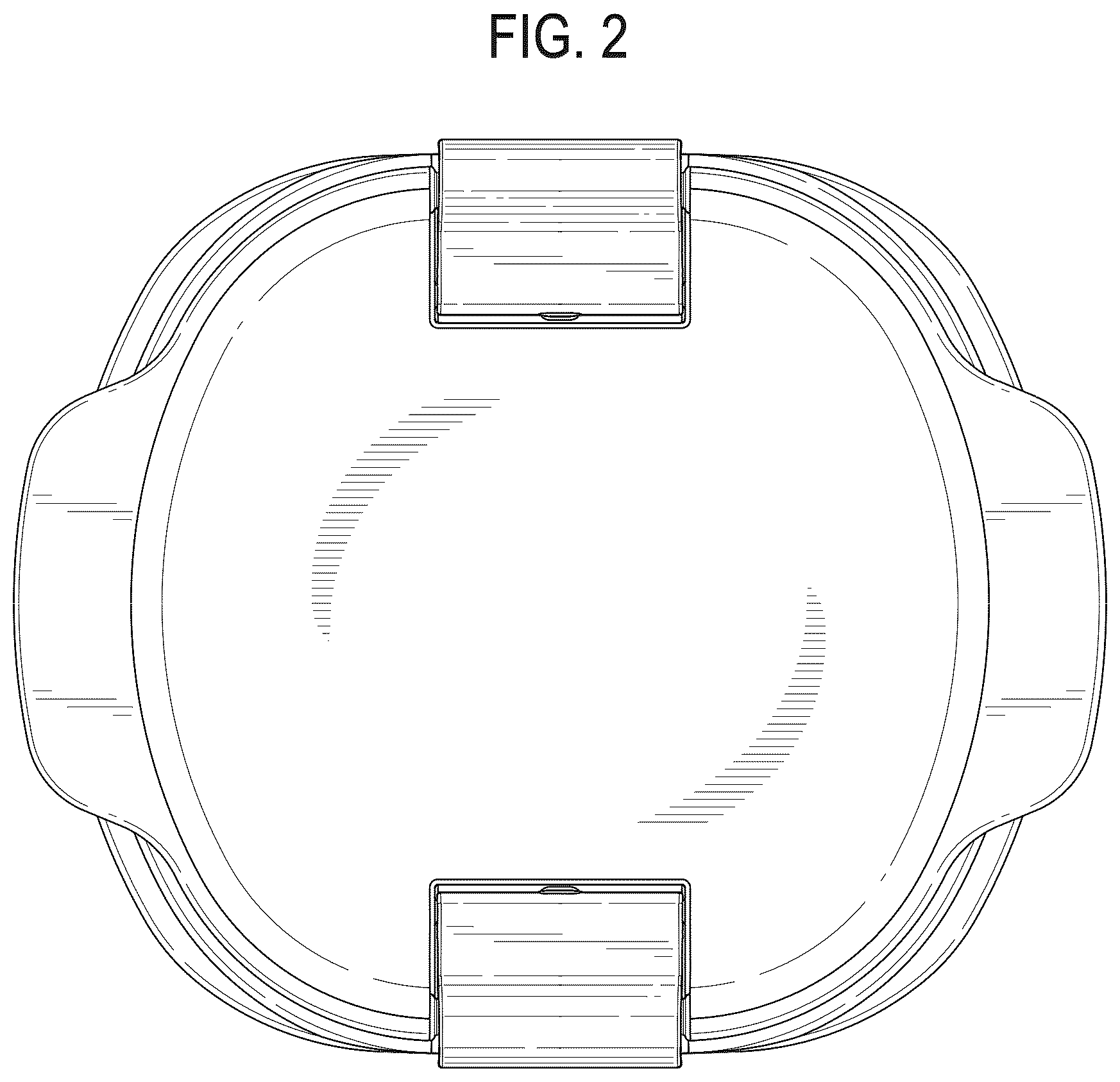 Patent USD1124785 Figure 2 – Lid with container