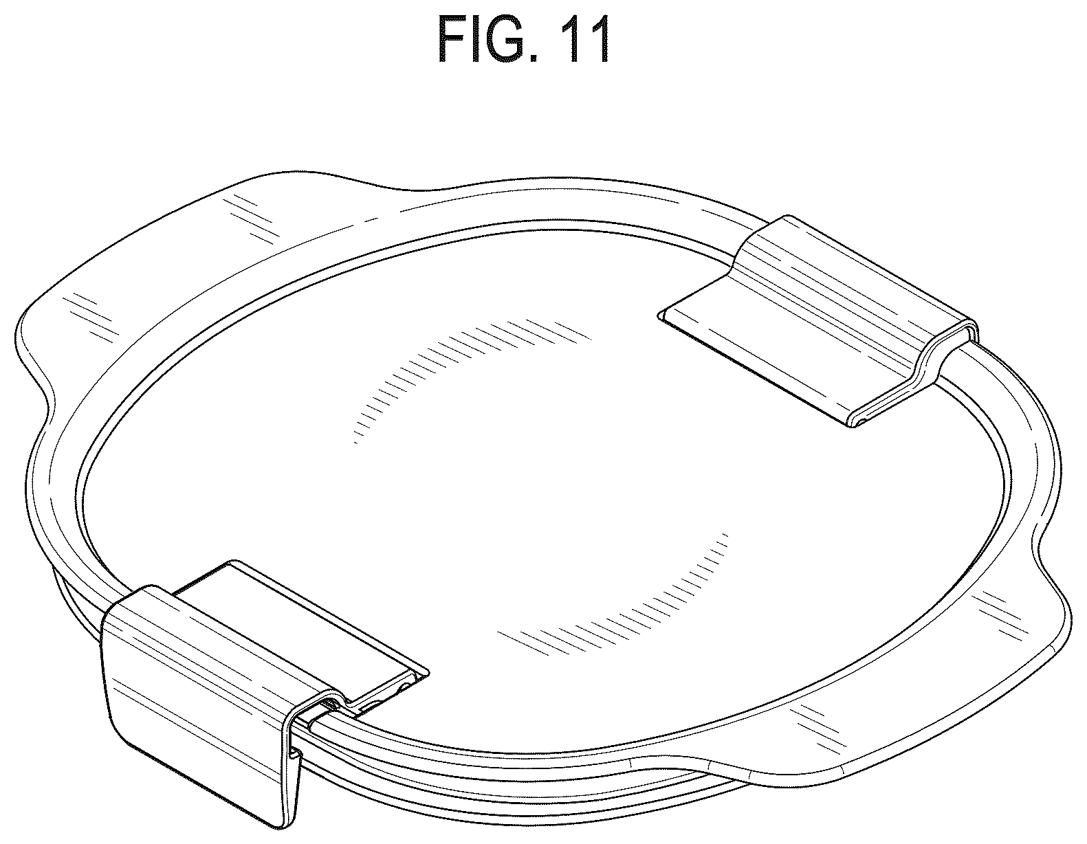 Patent USD1124785 Figure 11 – Lid with container