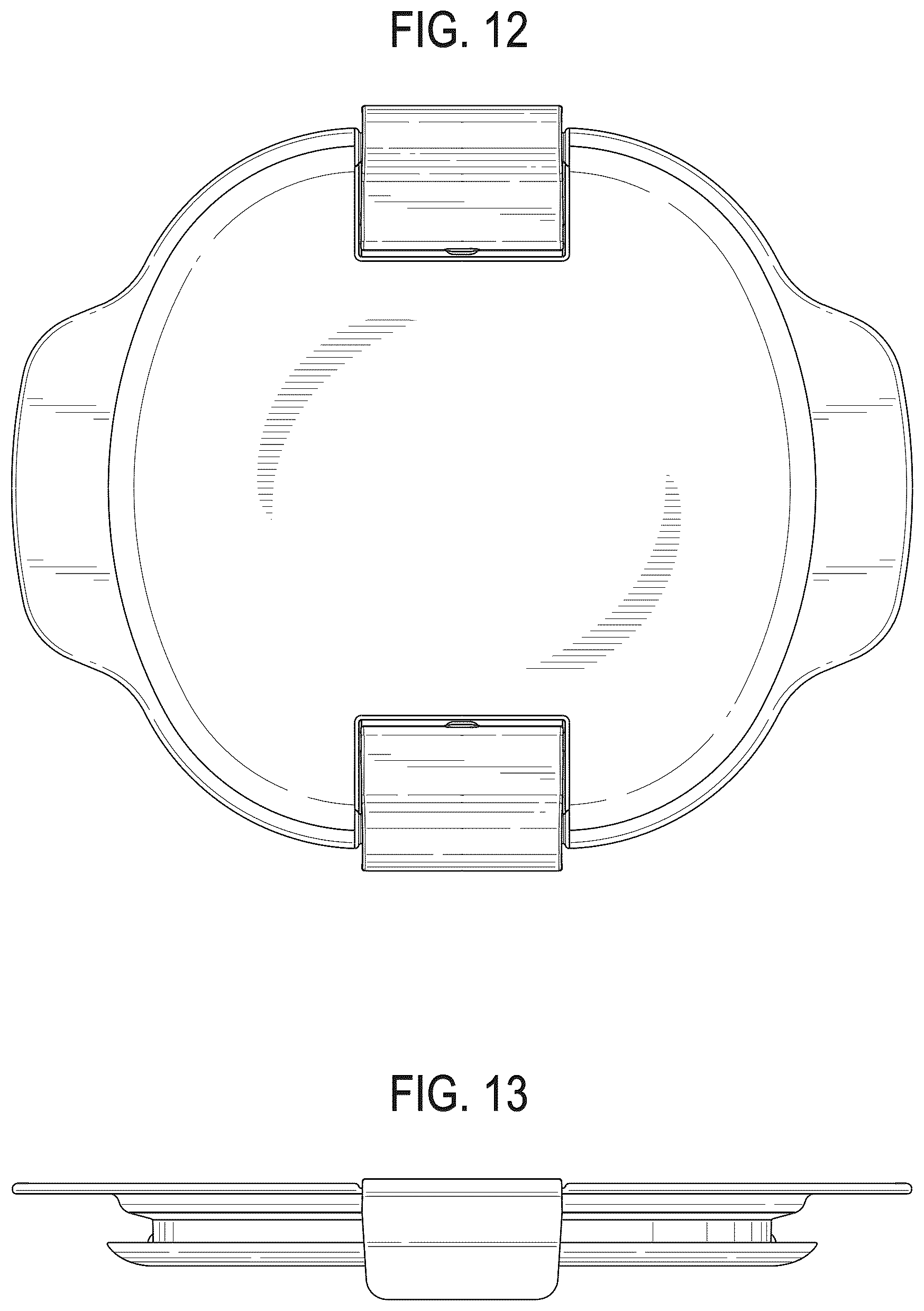 Patent USD1124785 Figure 12 – Lid with container