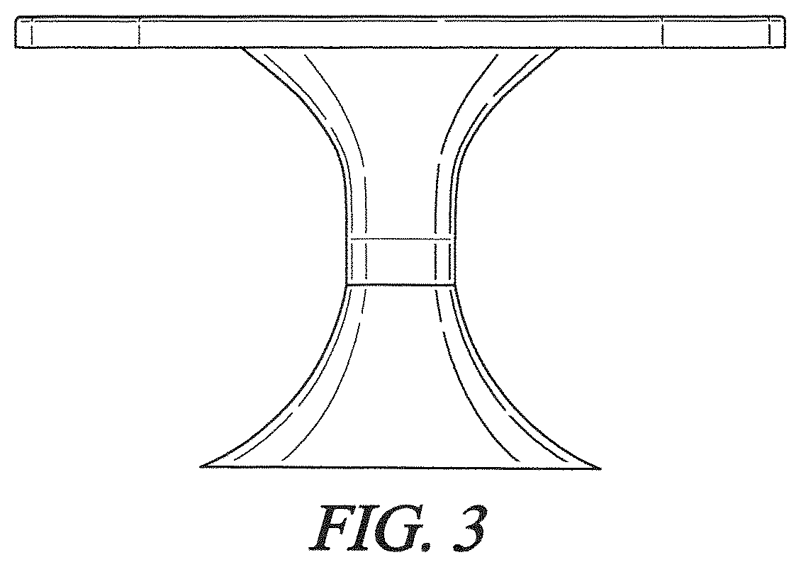 Patent USD1124787 Figure 2 – Display stand set