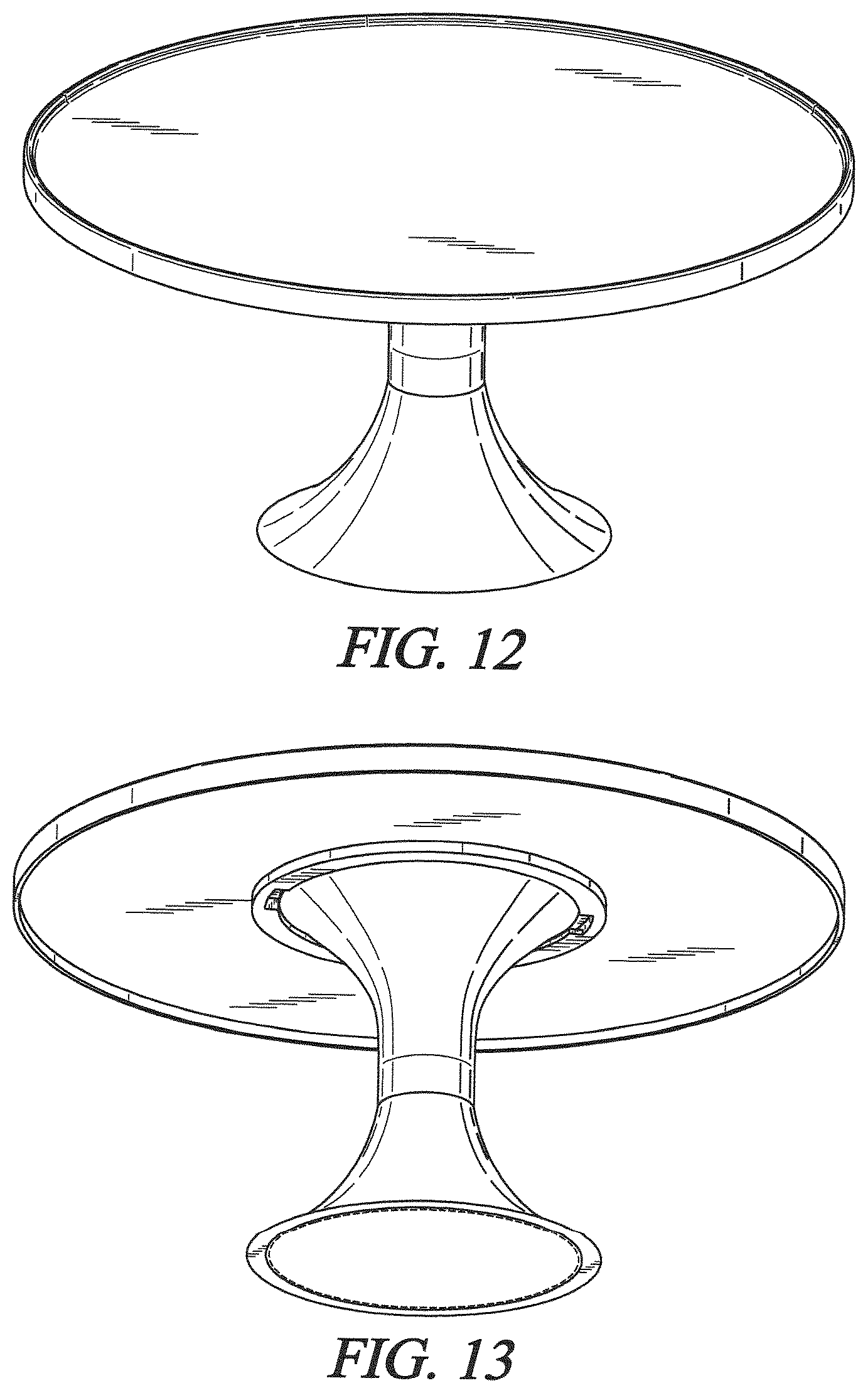 Patent USD1124787 Figure 8 – Display stand set