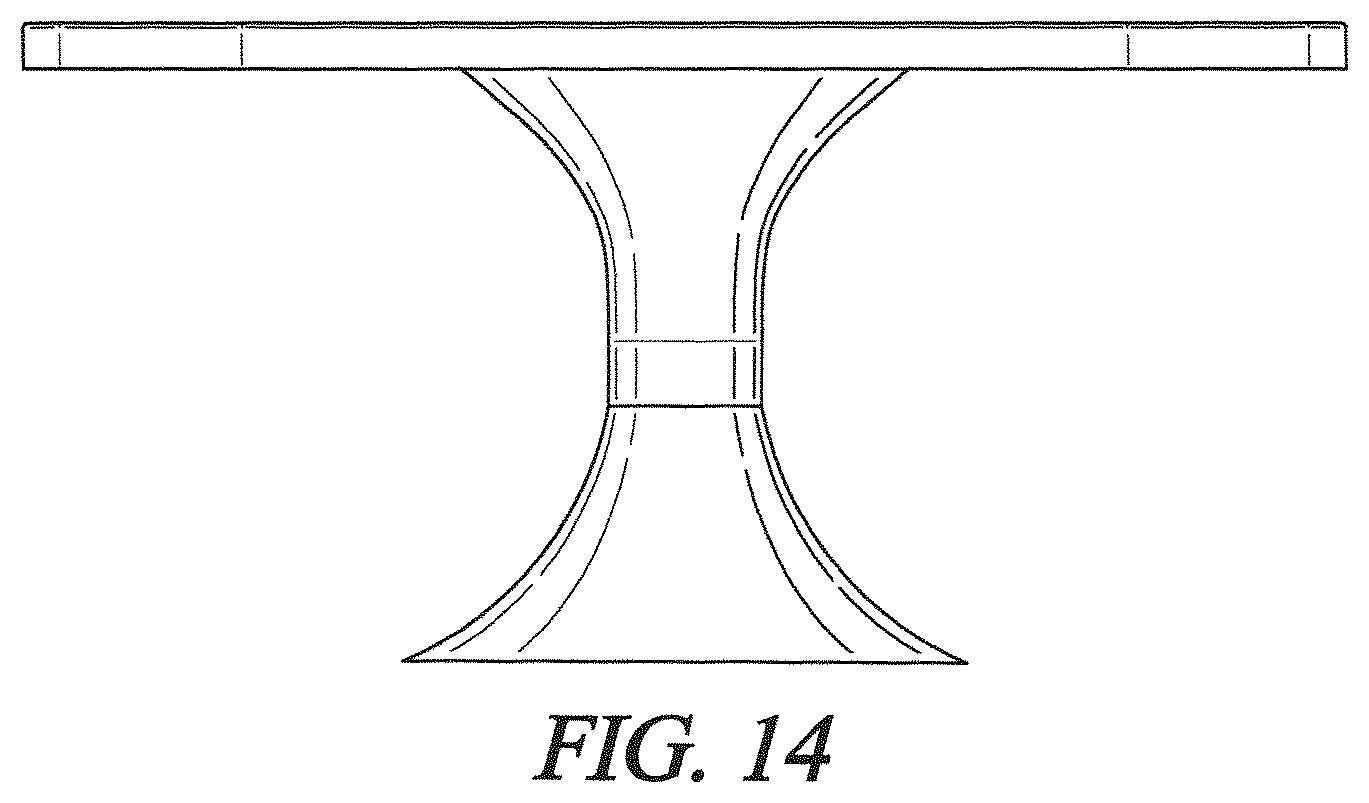 Patent USD1124787 Figure 9 – Display stand set
