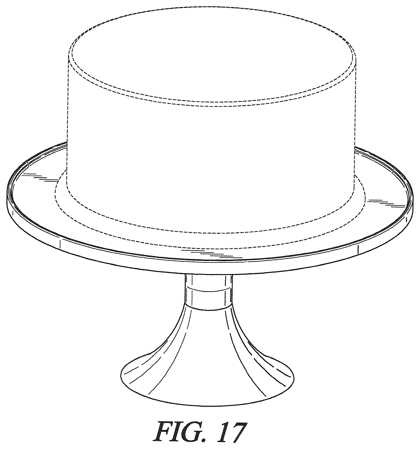 Patent USD1124787 Figure 12 – Display stand set
