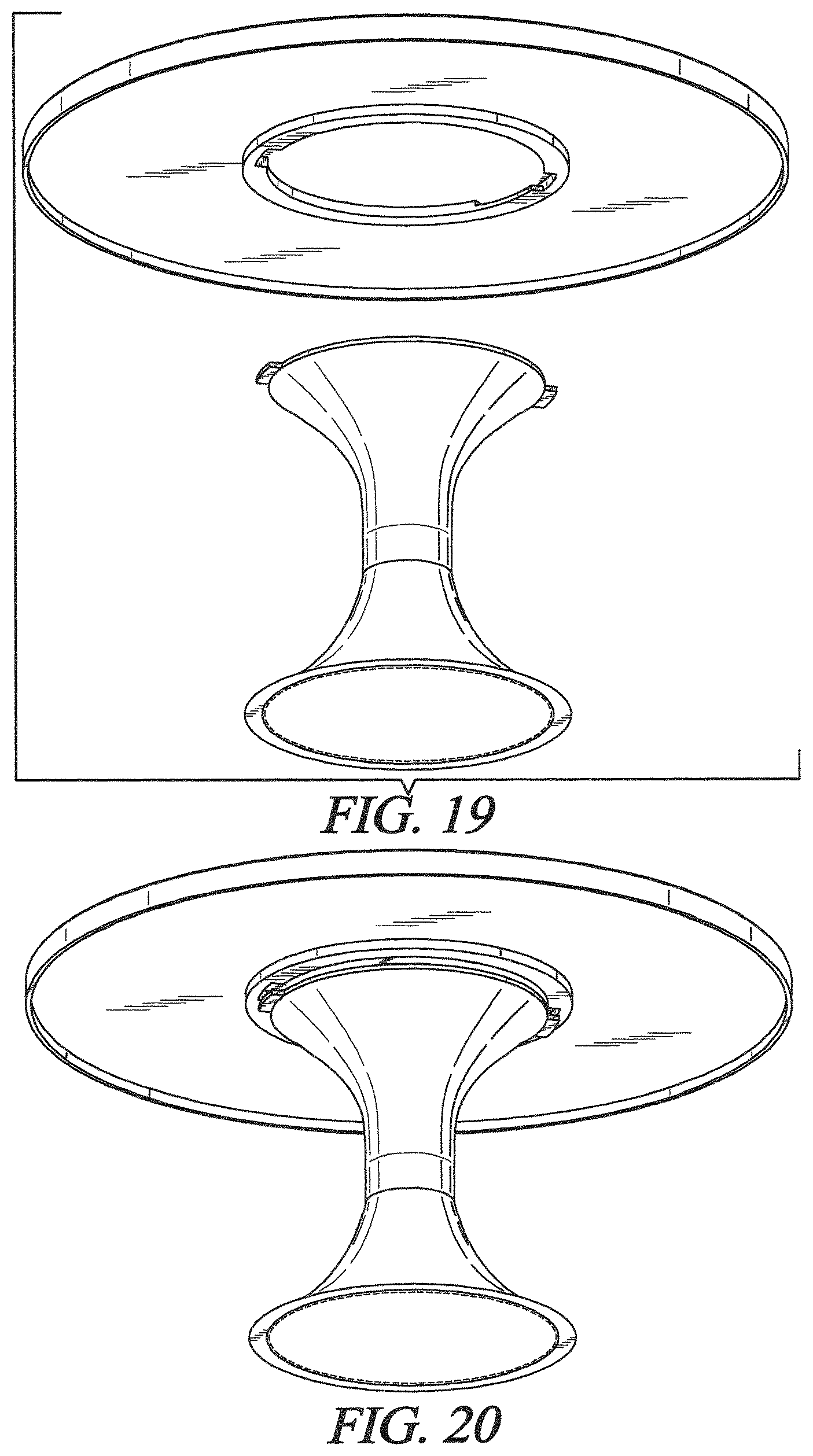 Patent USD1124787 Figure 14 – Display stand set