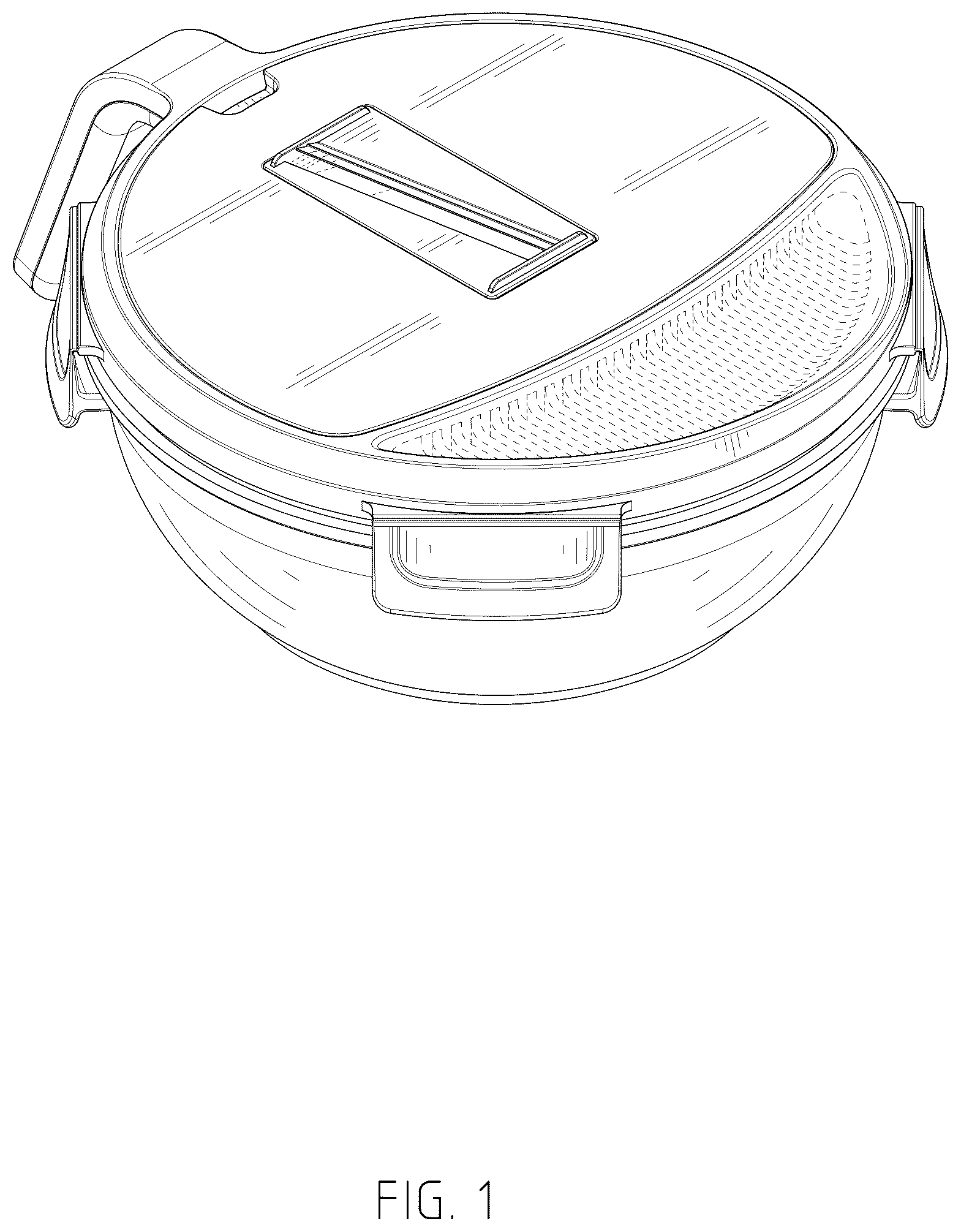 Patent USD1124789 Figure 1 – Salad bowl