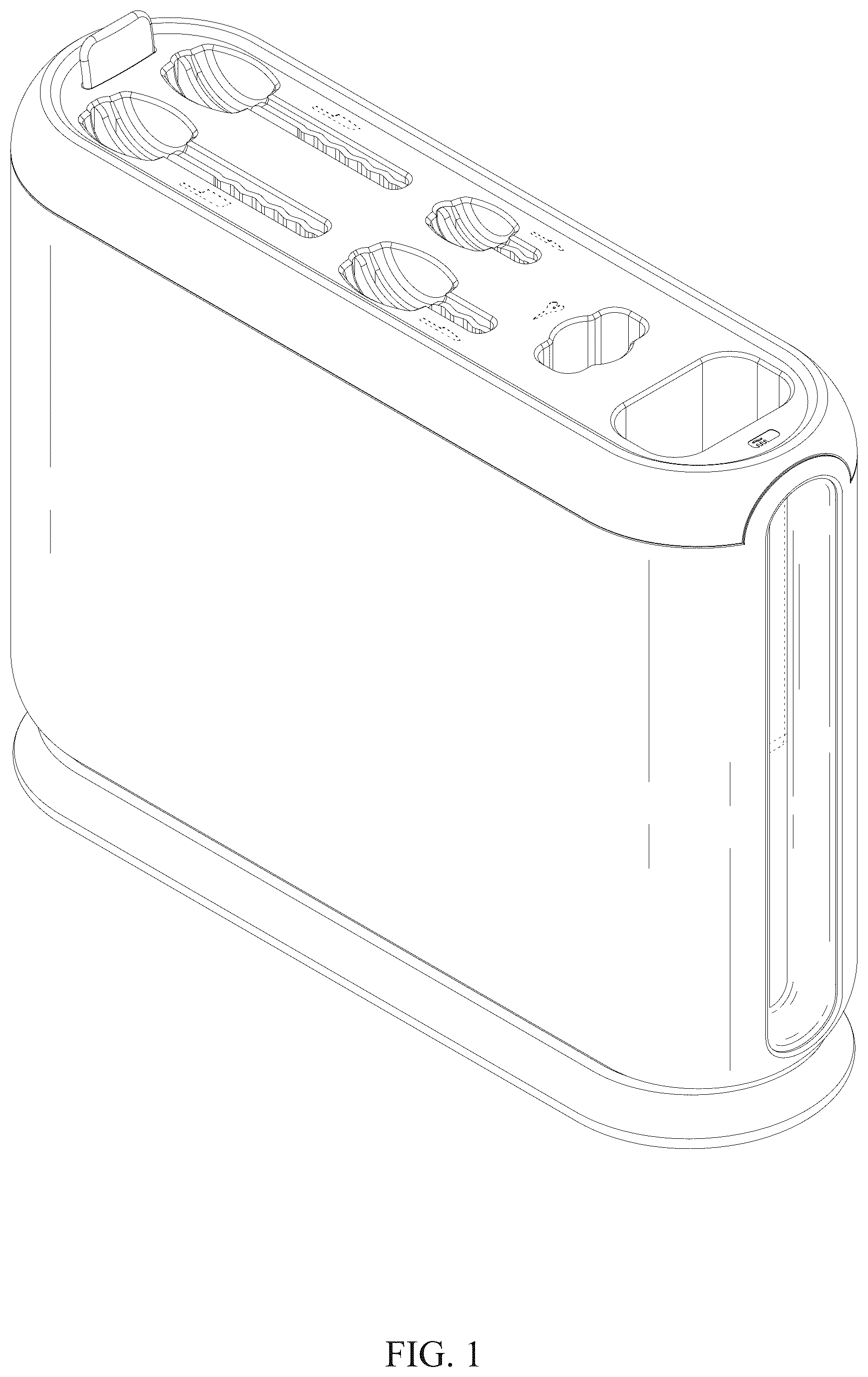 Patent USD1124791 Figure 1 – Knife holder