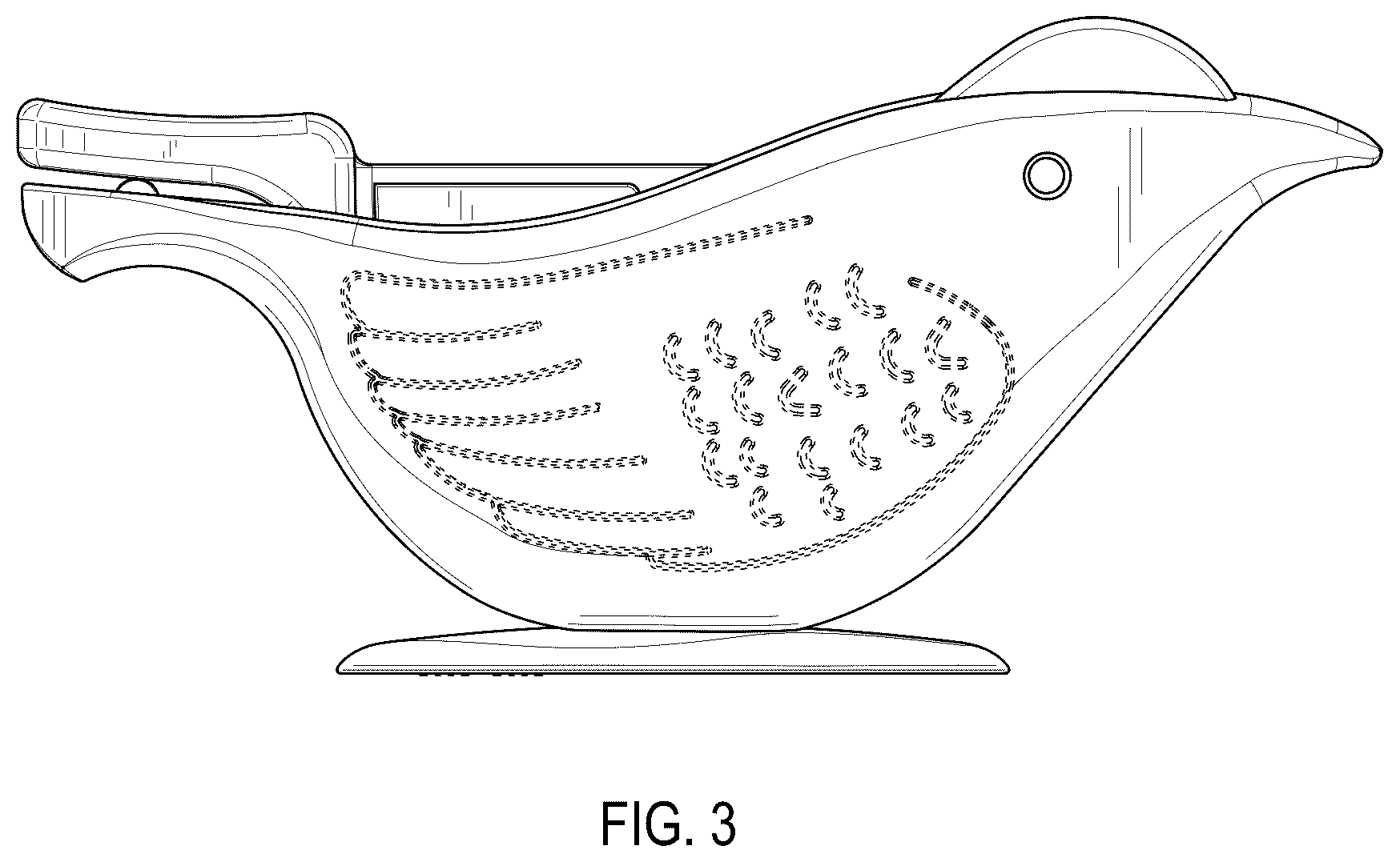 Patent USD1124795 Figure 3 – Fruit juice extractor